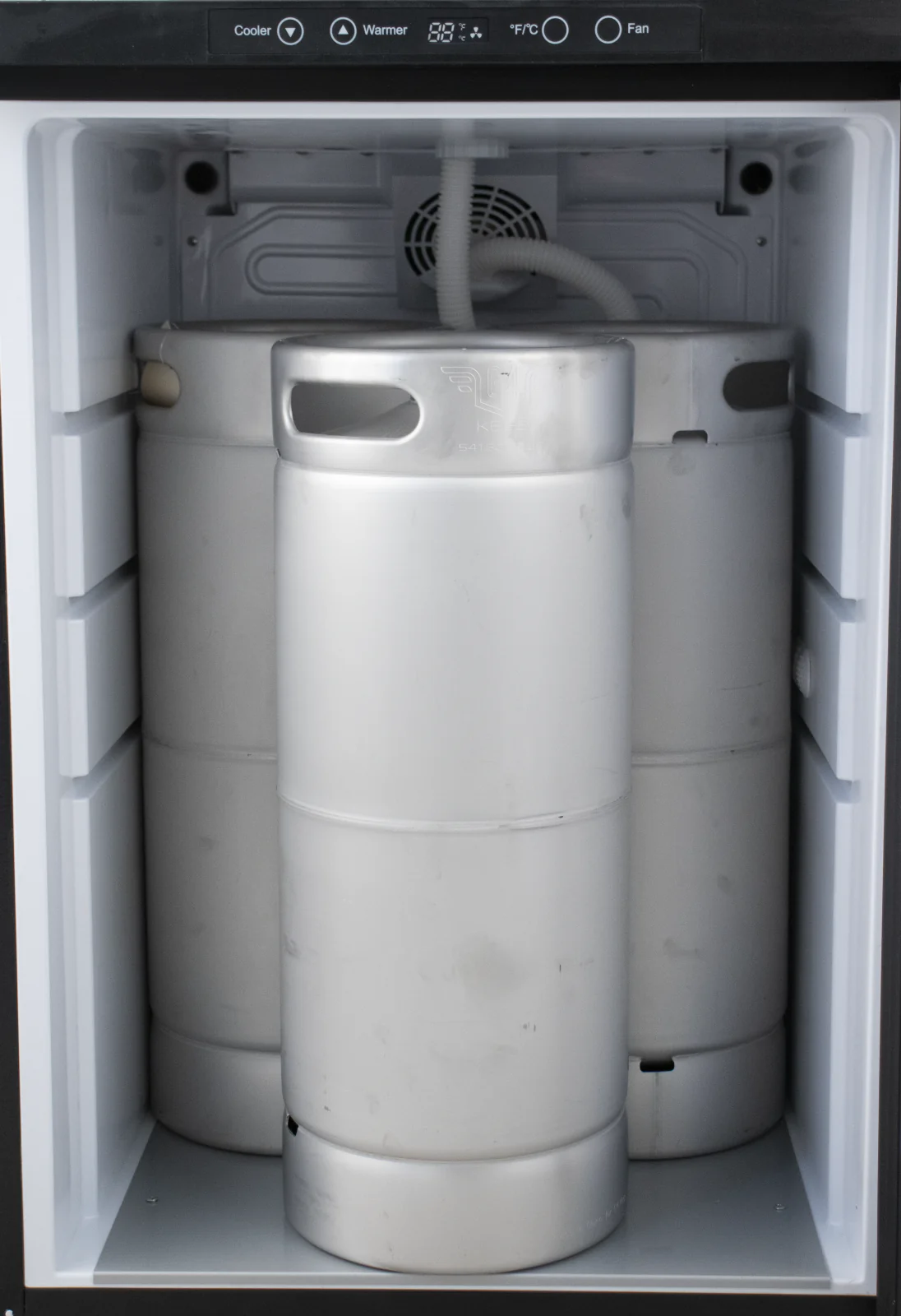 KOMOS® Kegerator | Digital Thermostat | Casters | Regulator | Fits 1 Half Barrel Keg or 4 Corny Kegs | No Tower - Image 8