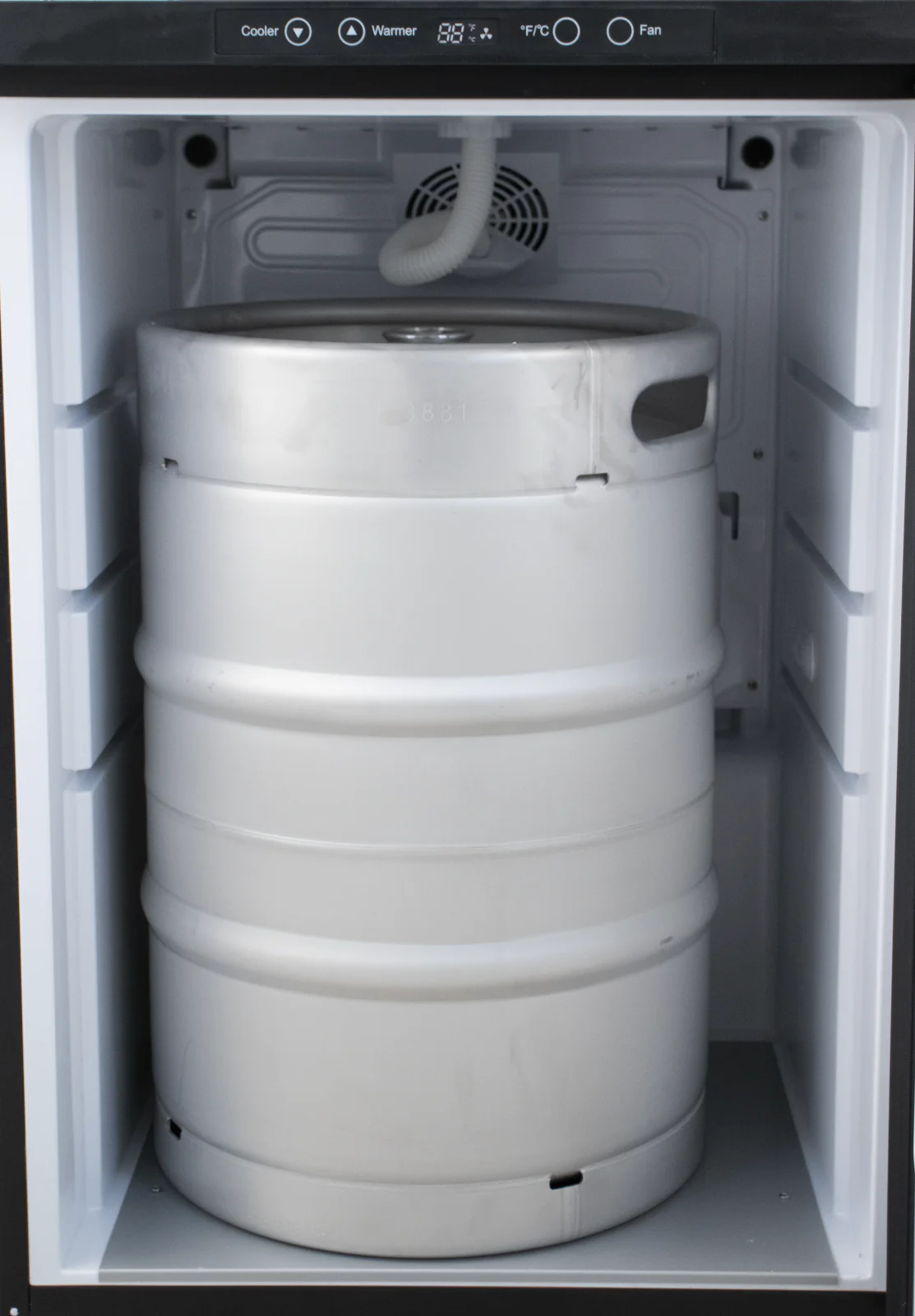 KOMOS® Kegerator | Digital Thermostat | Casters | Regulator | Fits 1 Half Barrel Keg or 4 Corny Kegs | No Tower - Image 9