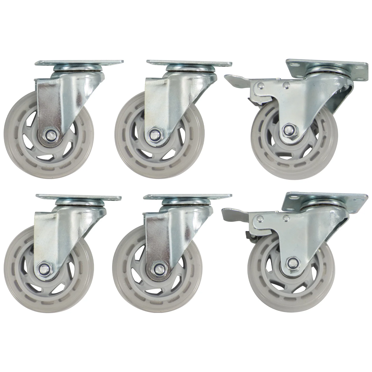 KOMOS® Kegerator Heavy Duty Wheel Upgrade | 6 Casters | Double-Wide Model