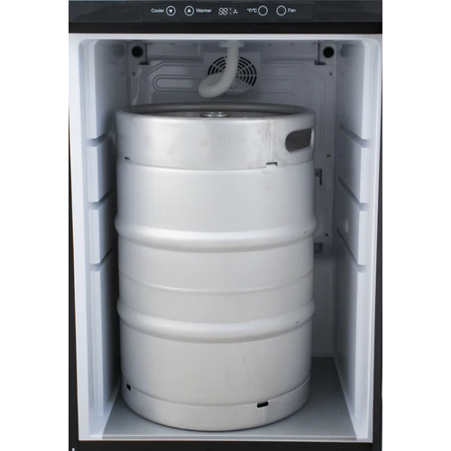 KOMOS® Kegerator | NukaTap® Stainless Steel Faucets | Fan Cooled Stainless Tower | Digital Thermostat | Casters | Regulator | Fits 1 Half Barrel Keg or 4 Corny Kegs - Image 12