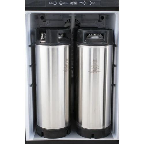 KOMOS® Kegerator | NukaTap® Stainless Steel Faucets | Fan Cooled Stainless Tower | Digital Thermostat | Casters | Regulator | Fits 1 Half Barrel Keg or 4 Corny Kegs - Image 9