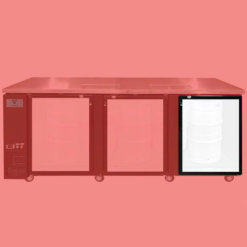 KOMOS® Olympus Kegerator | Replacement Glass Door | Right or Middle - Image 3