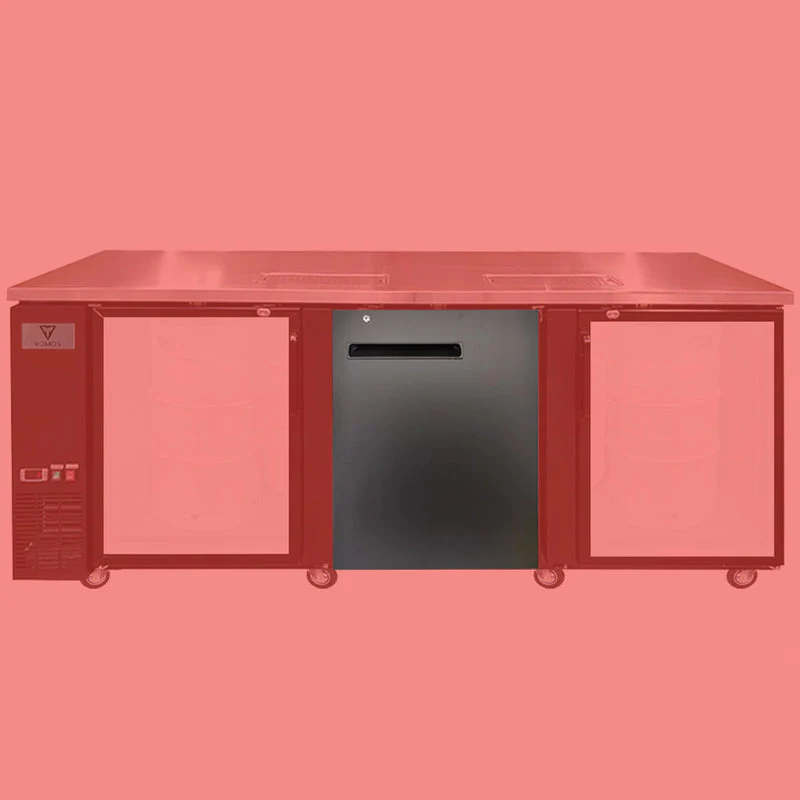 KOMOS® Olympus Kegerator | Solid Black Door | Right or Middle - Image 3
