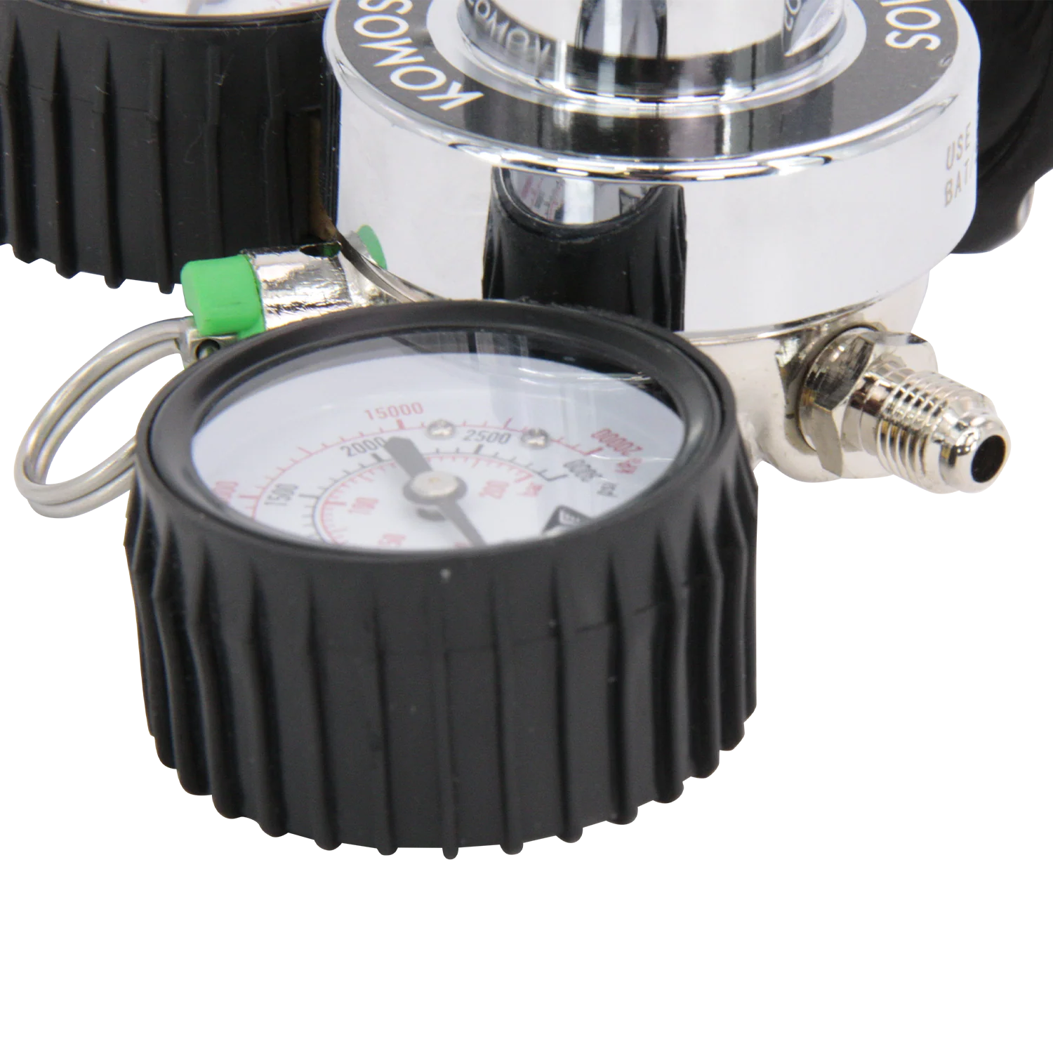 KOMOS® Premium Dual Gauge CO2 Regulator | Tool-Free One-Handed Tank Connection | 0–60 PSI - Image 9
