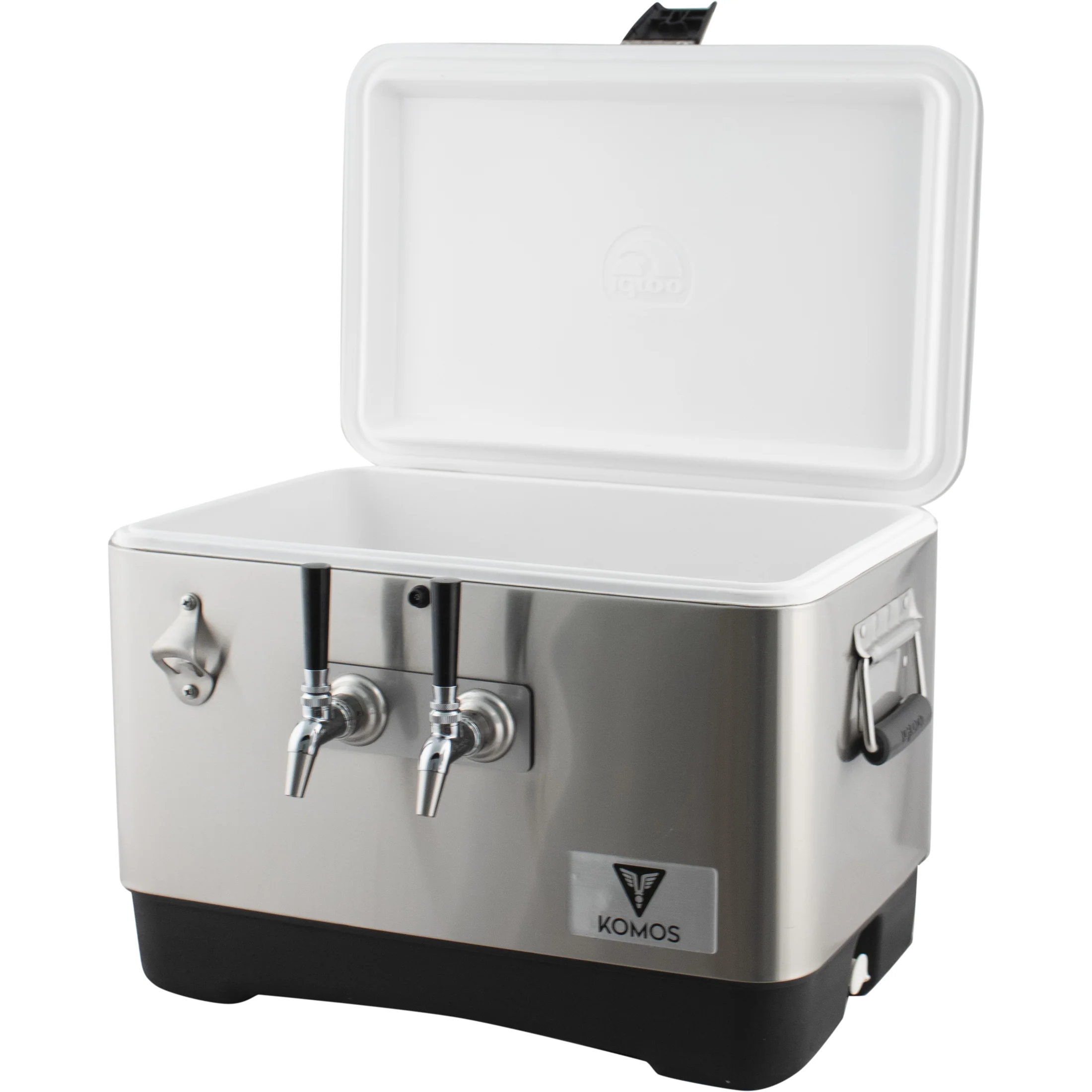 KOMOS® Stainless Steel Jockey Box (2 Tap) - Rear Entry - Image 8