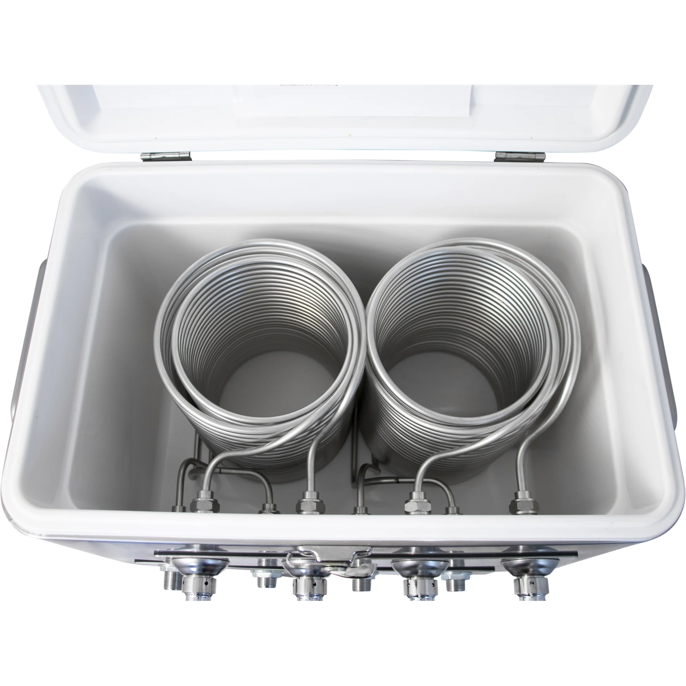 KOMOS® Stainless Steel Jockey Box (4 Tap) | Front Entry - Image 3