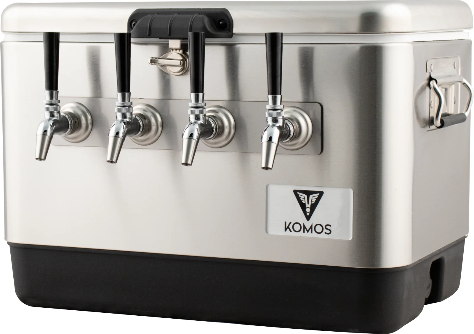 KOMOS® Stainless Steel Jockey Box (4 Tap) - Rear Entry