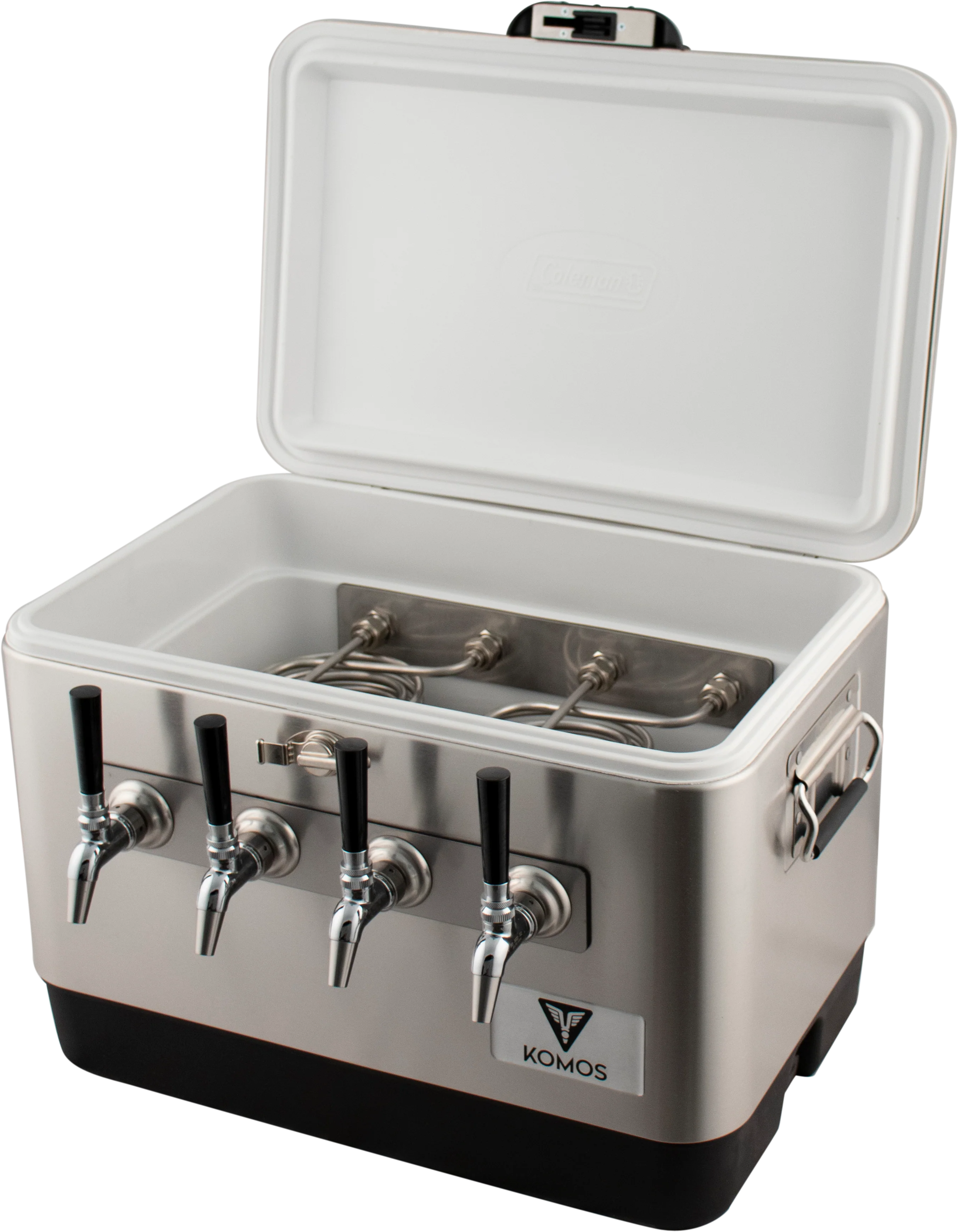 KOMOS® Stainless Steel Jockey Box (4 Tap) - Rear Entry - Image 2