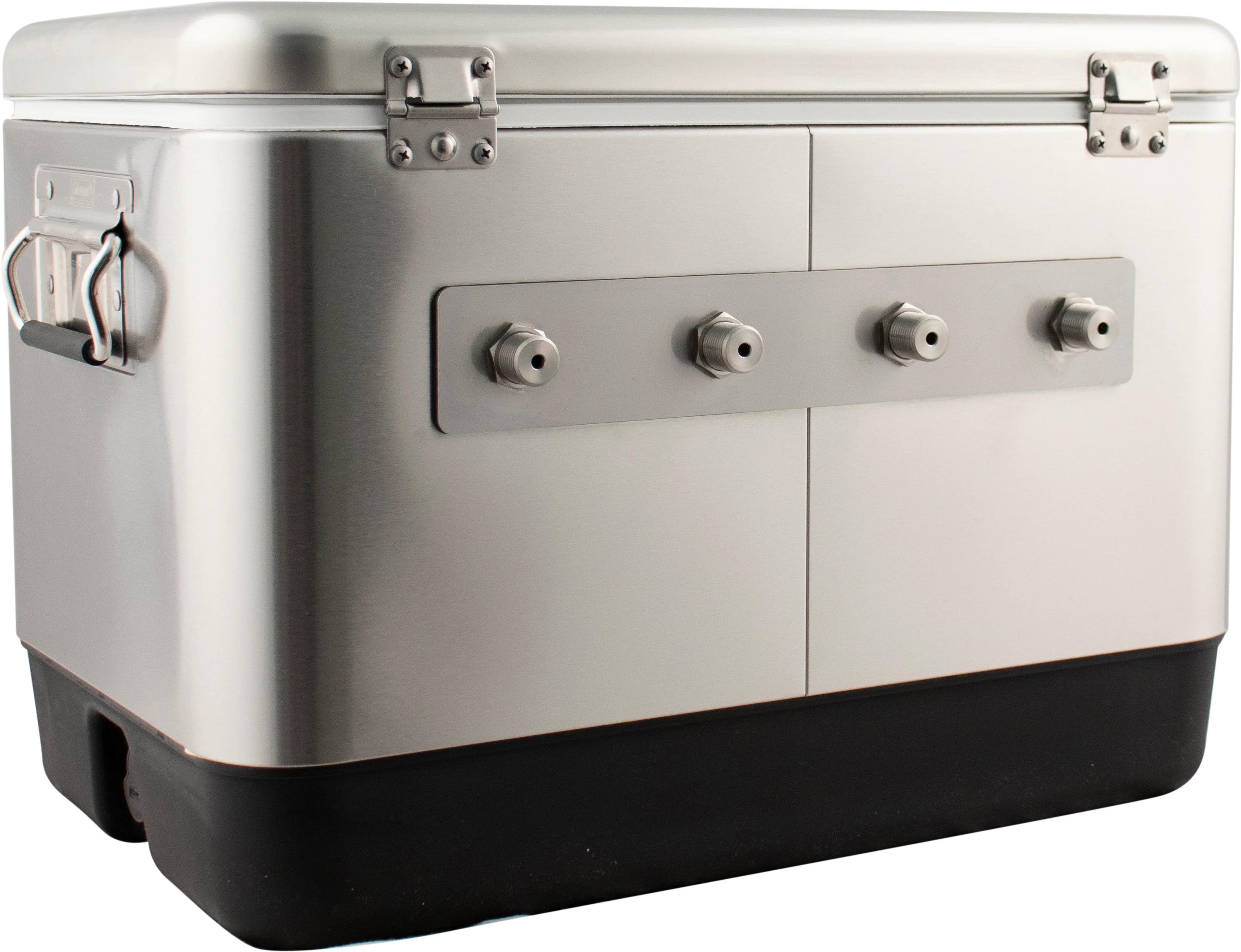 KOMOS® Stainless Steel Jockey Box (4 Tap) - Rear Entry - Image 3