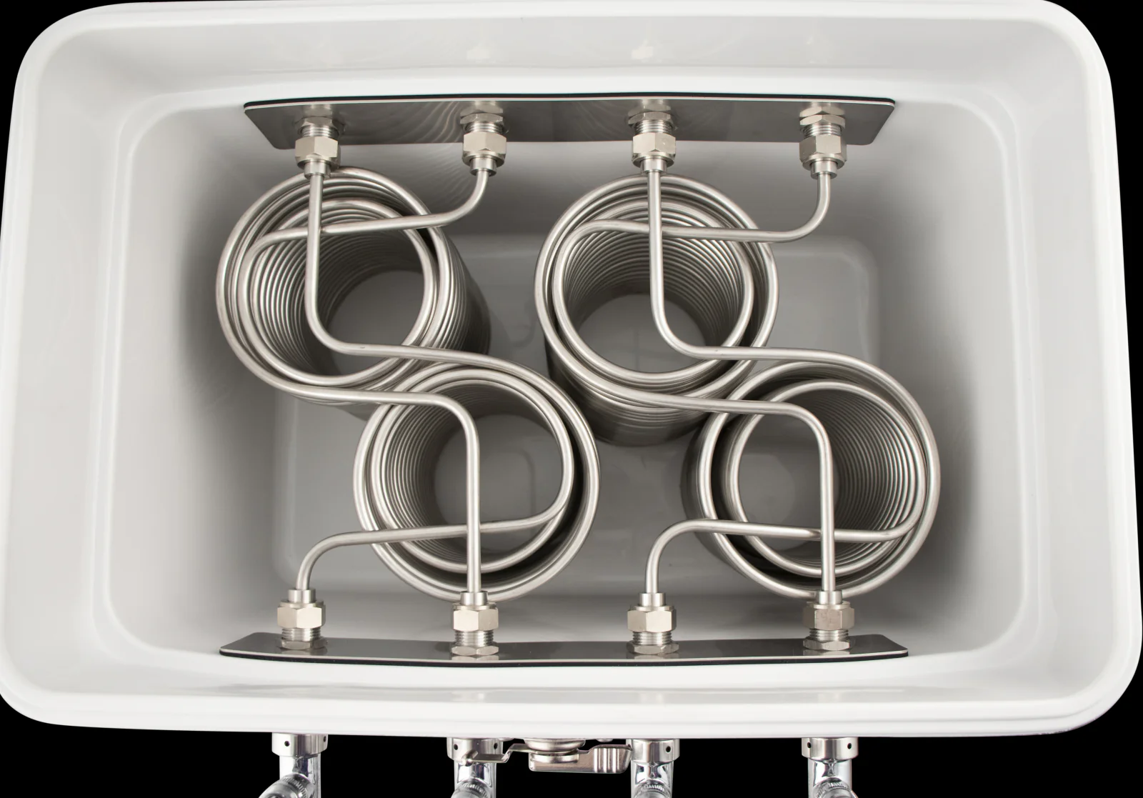 KOMOS® Stainless Steel Jockey Box (4 Tap) - Rear Entry - Image 4