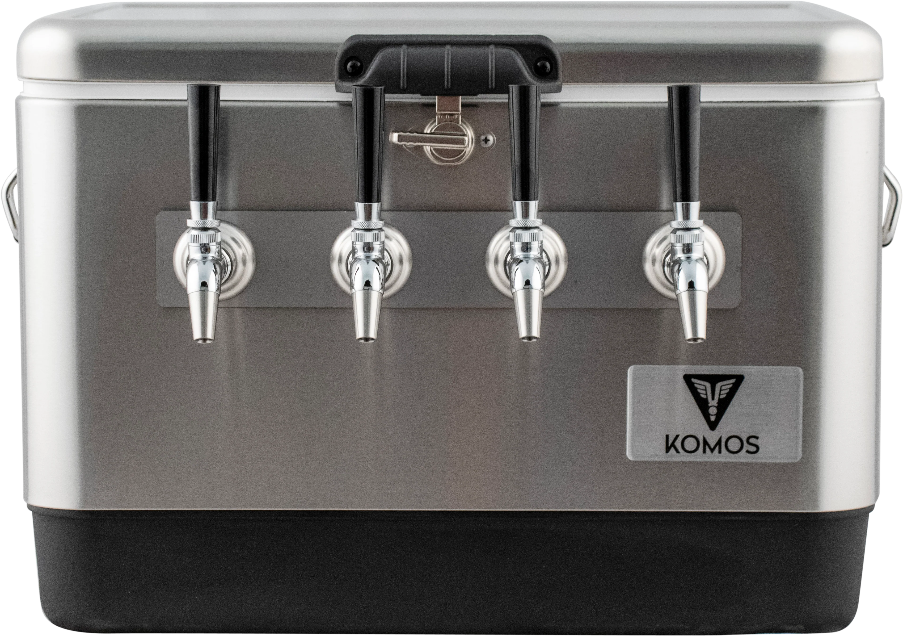 KOMOS® Stainless Steel Jockey Box (4 Tap) - Rear Entry - Image 8