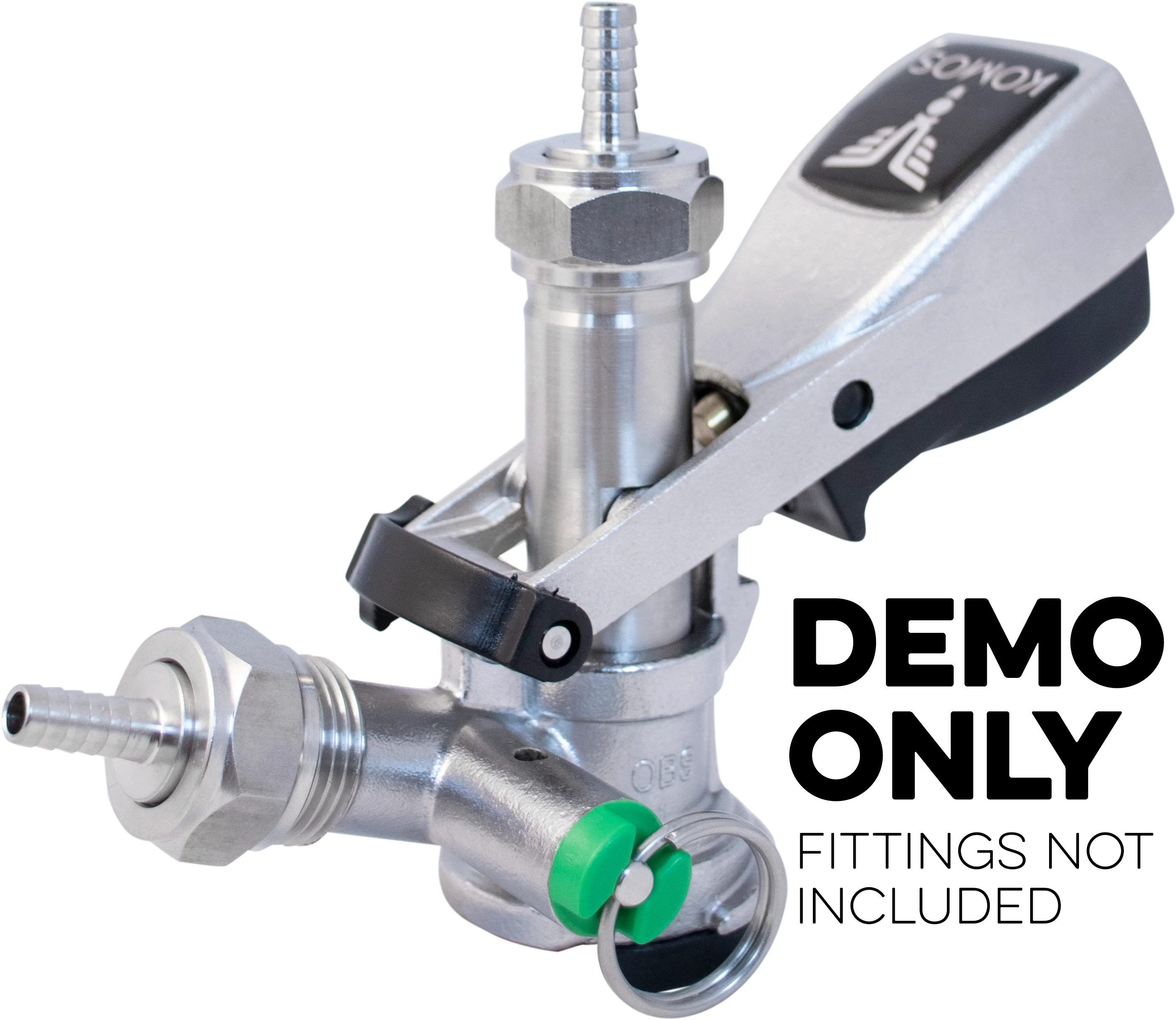 KOMOS® Stainless Steel Sanke Keg Beer Tap - D-Style Keg Coupler (With PRV) - Image 2
