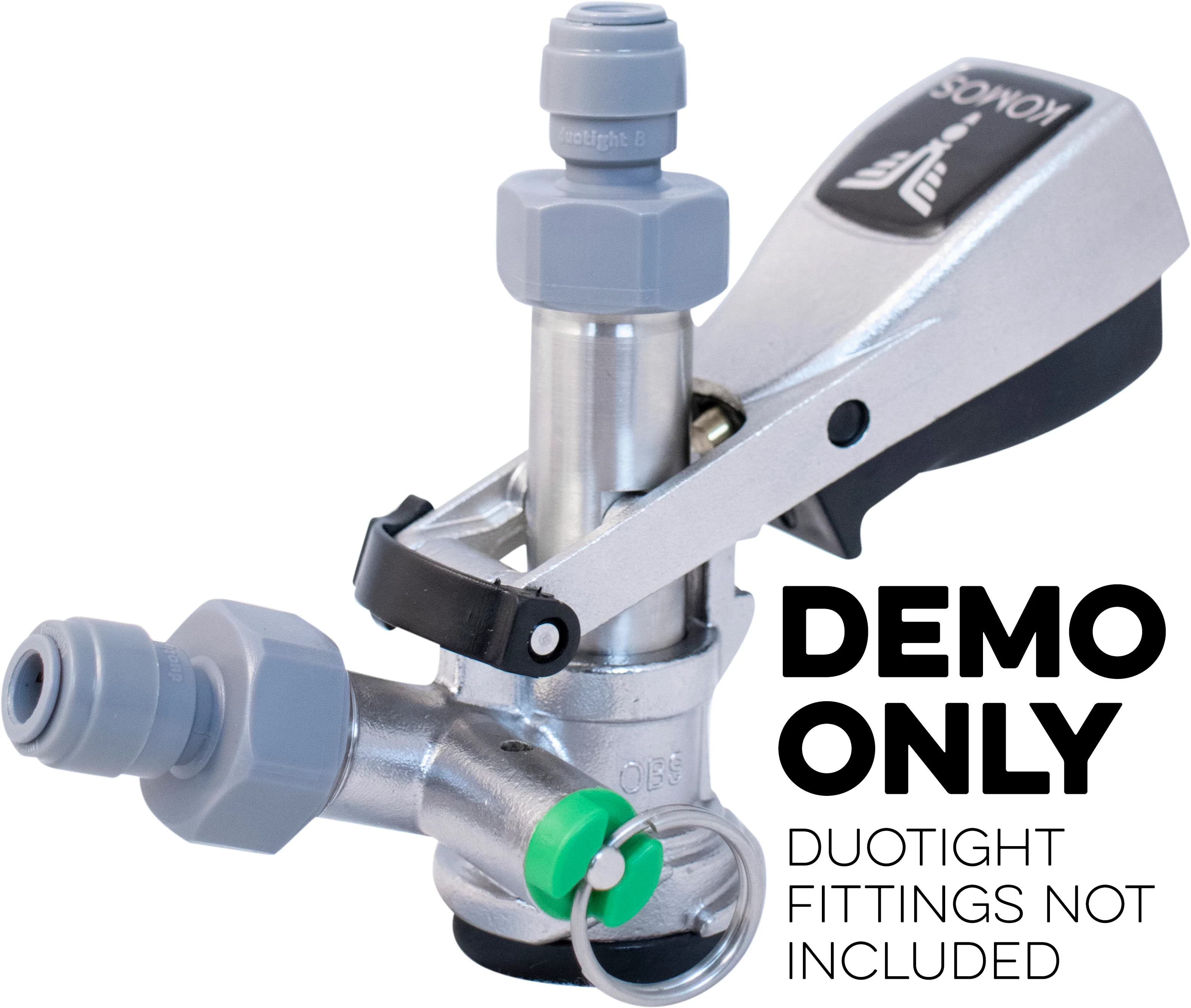 KOMOS® Stainless Steel Sanke Keg Beer Tap - D-Style Keg Coupler (With PRV) - Image 3