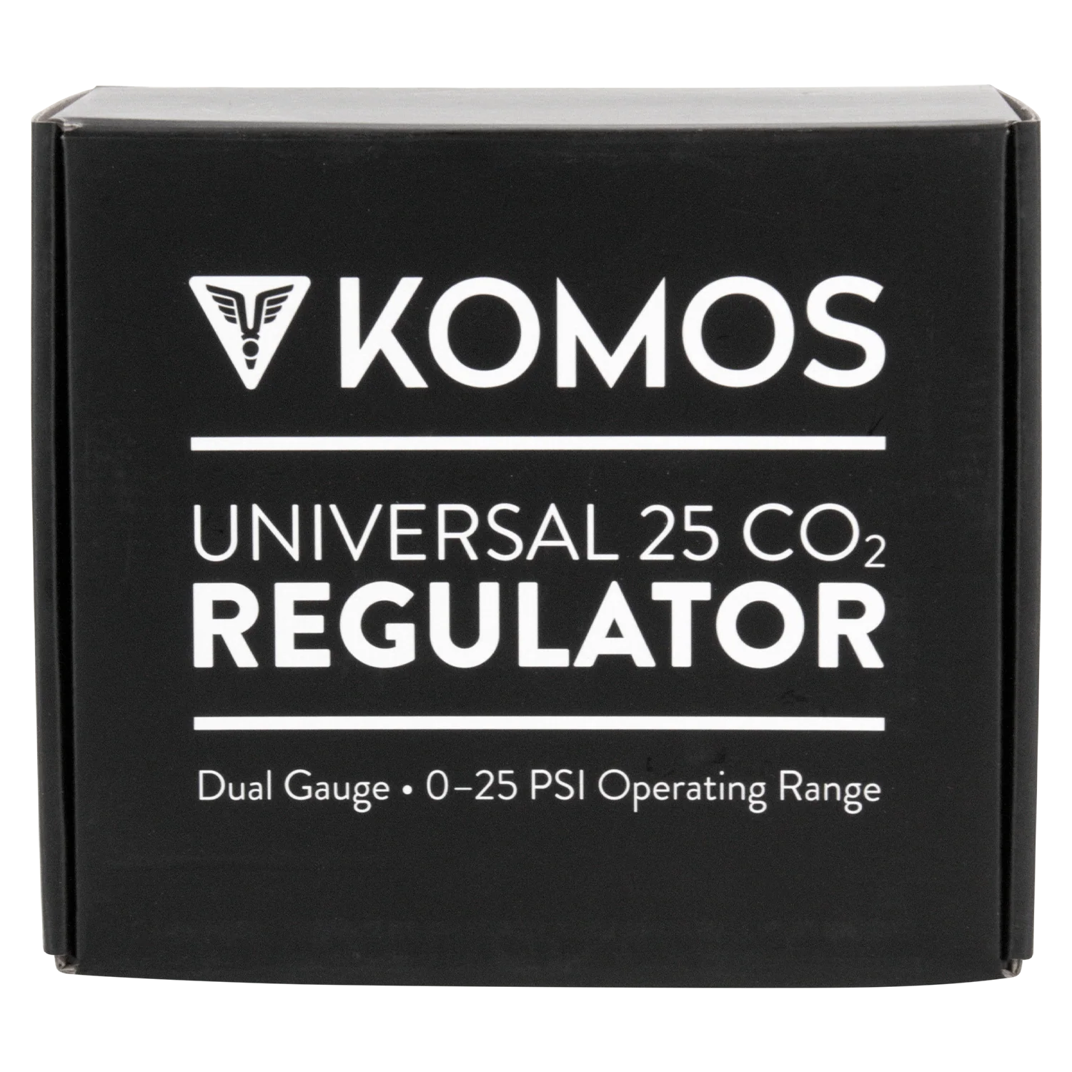 KOMOS® Universal 25 | Dual Gauge CO2 Regulator | 0–25 PSI - Image 10