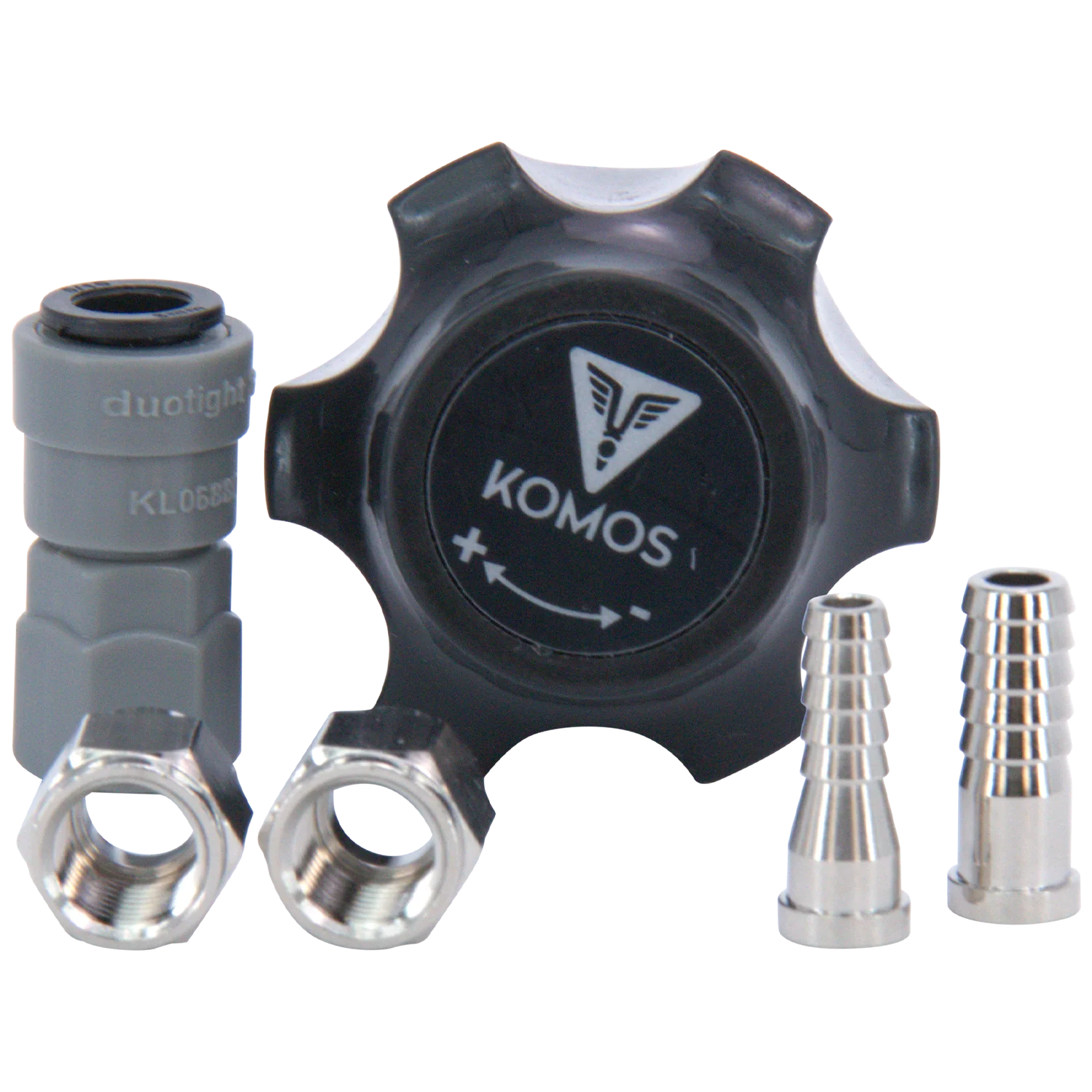 KOMOS® Universal 25 | Dual Gauge CO2 Regulator | 0–25 PSI - Image 9