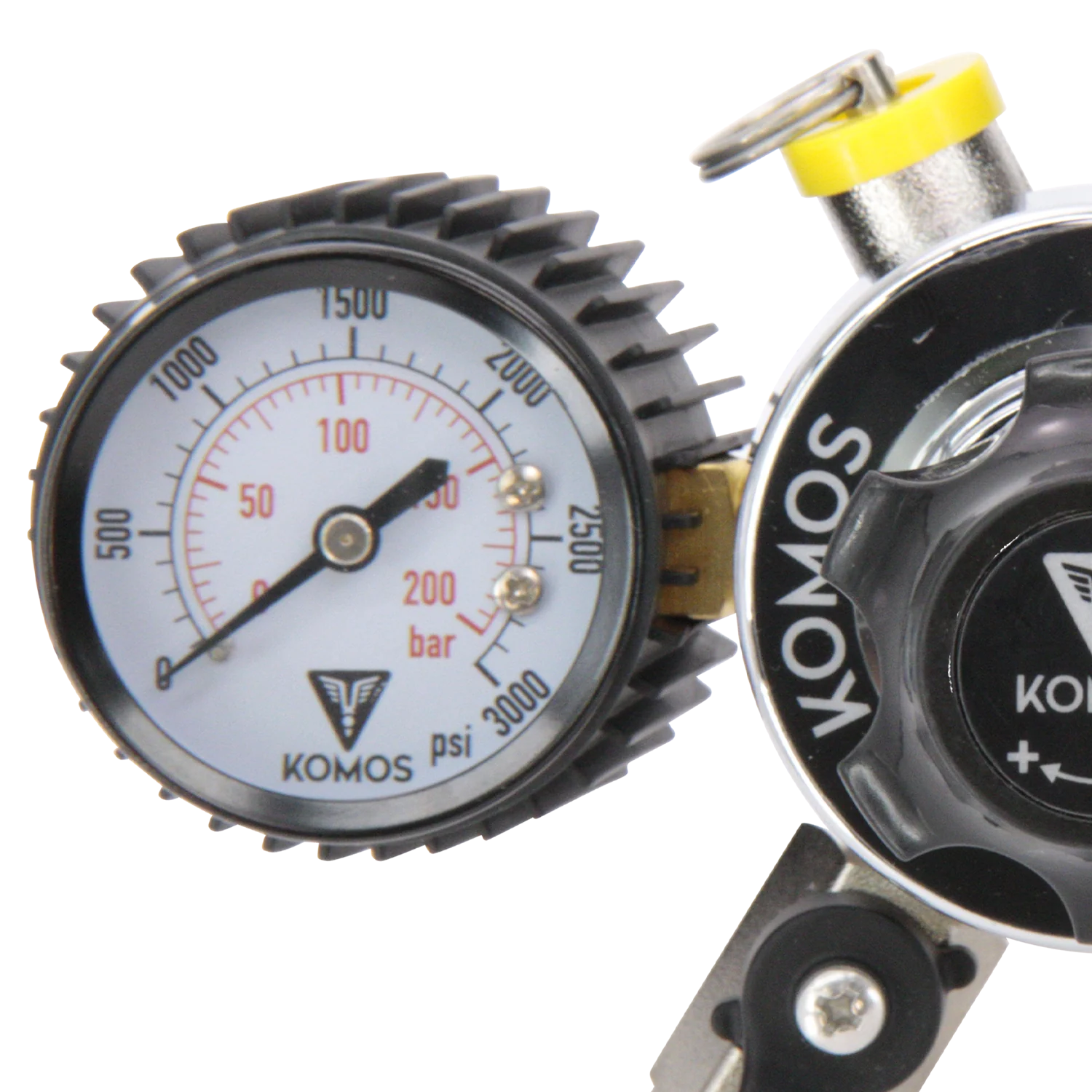 KOMOS® Universal 50 | Dual Gauge CO2 Regulator | 0–50 PSI - Image 3