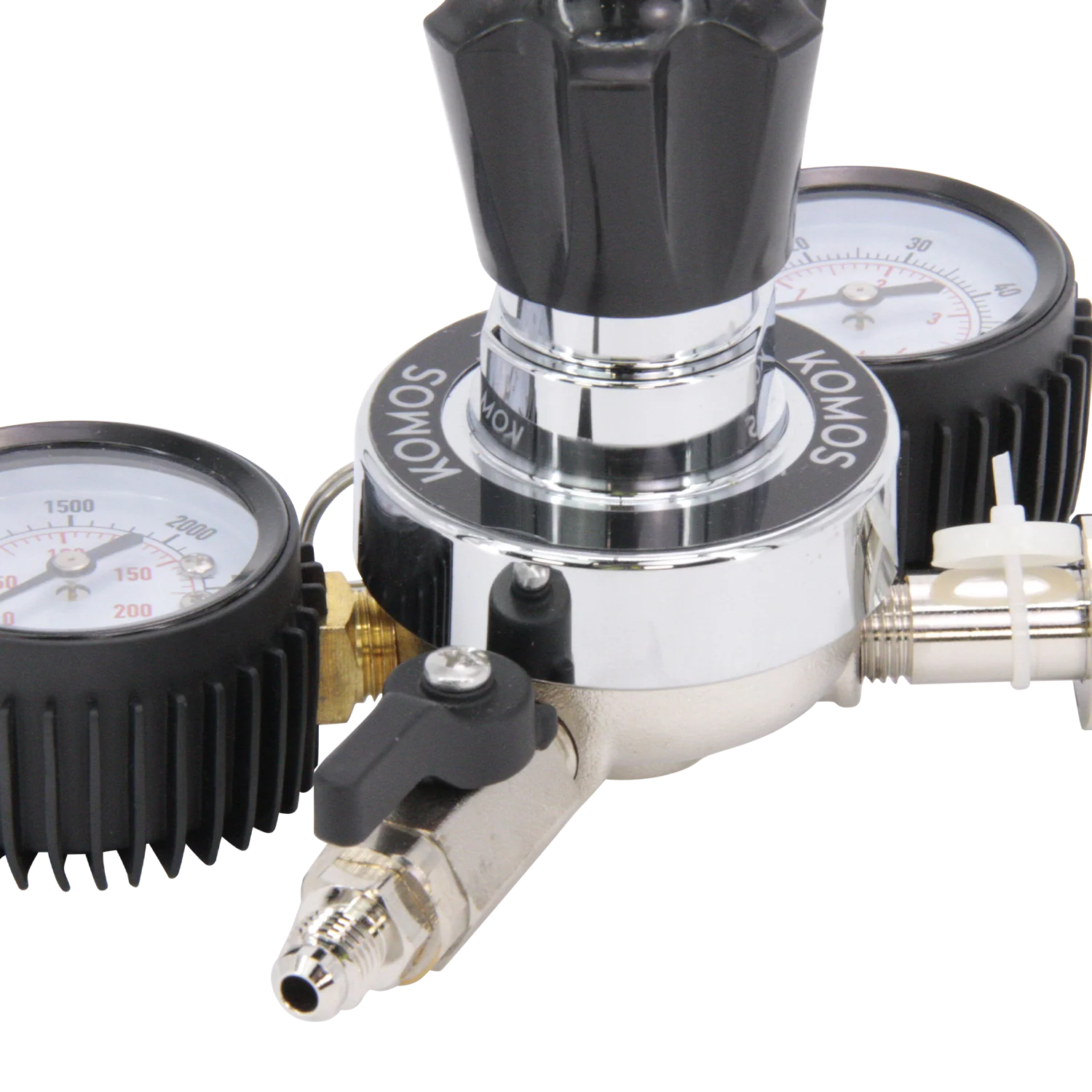KOMOS® Universal 50 | Dual Gauge CO2 Regulator | 0–50 PSI - Image 7