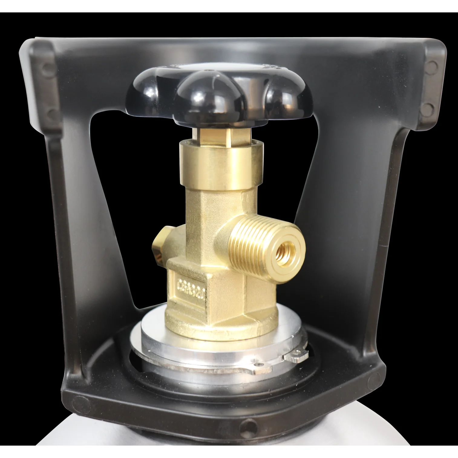 KOMOS® 25 lb CO2 Tank | Premium Aluminum | New | CGA320 Valve | US DOT Approved - Image 4