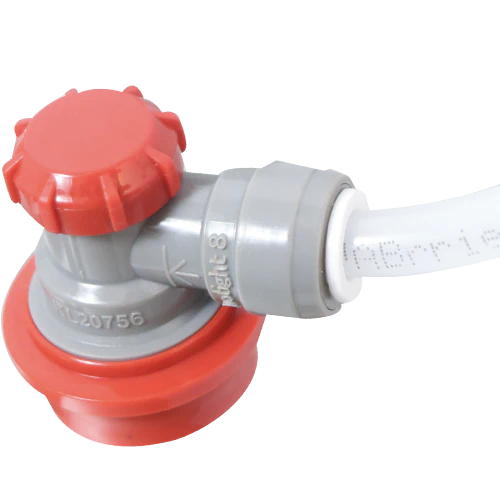 KOMOS® Homebrew Kegging Kit | Ball Lock Keg | Corny Keg | Premium Dual Gauge Regulator | Easy Push Connect Fittings - Image 6