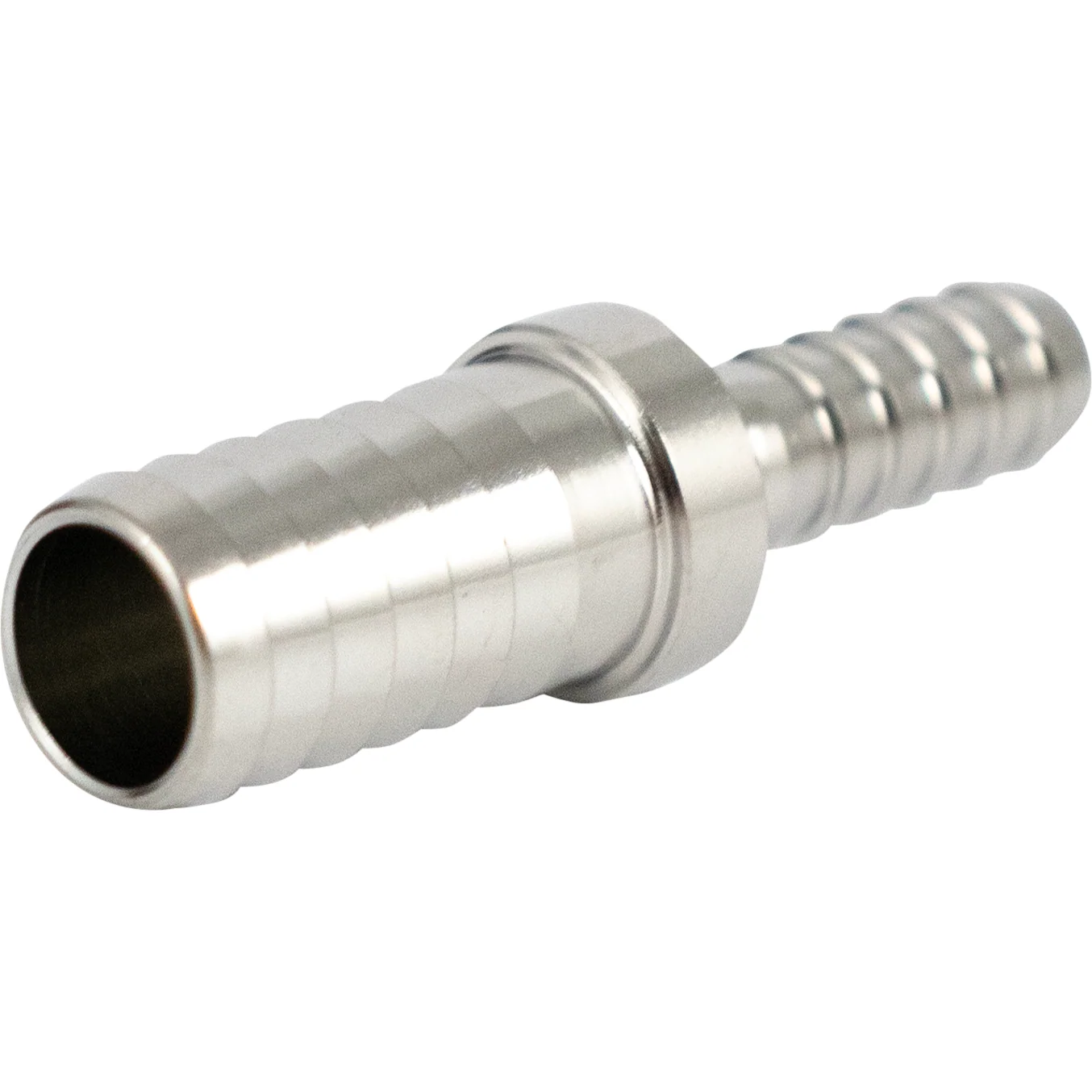 KOMOS® | Stainless Splicer | 1/4" Barb x 3/8" Barb - Image 3