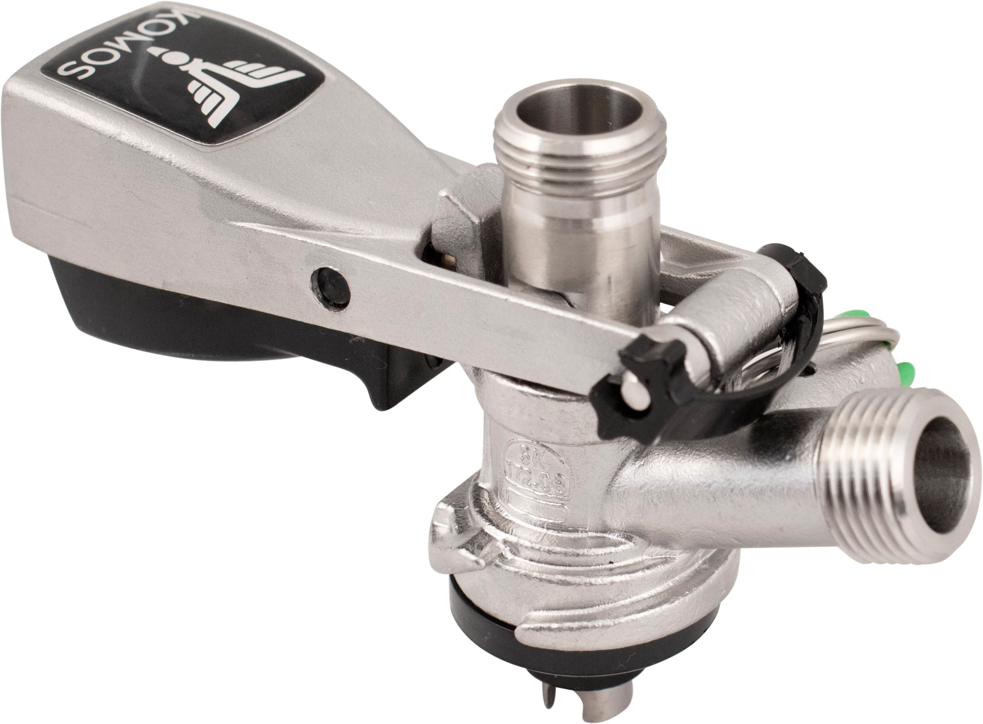 KOMOS® Stainless Steel Sanke Keg Beer Tap - S-Style Keg Coupler (With PRV) - Image 6