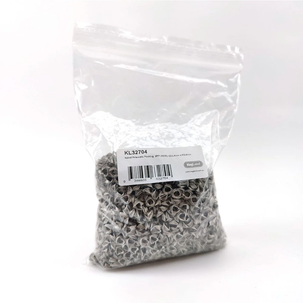 Large Stainless Steel Spiral Prismatic Packing | SPP | 500 g - Image 2