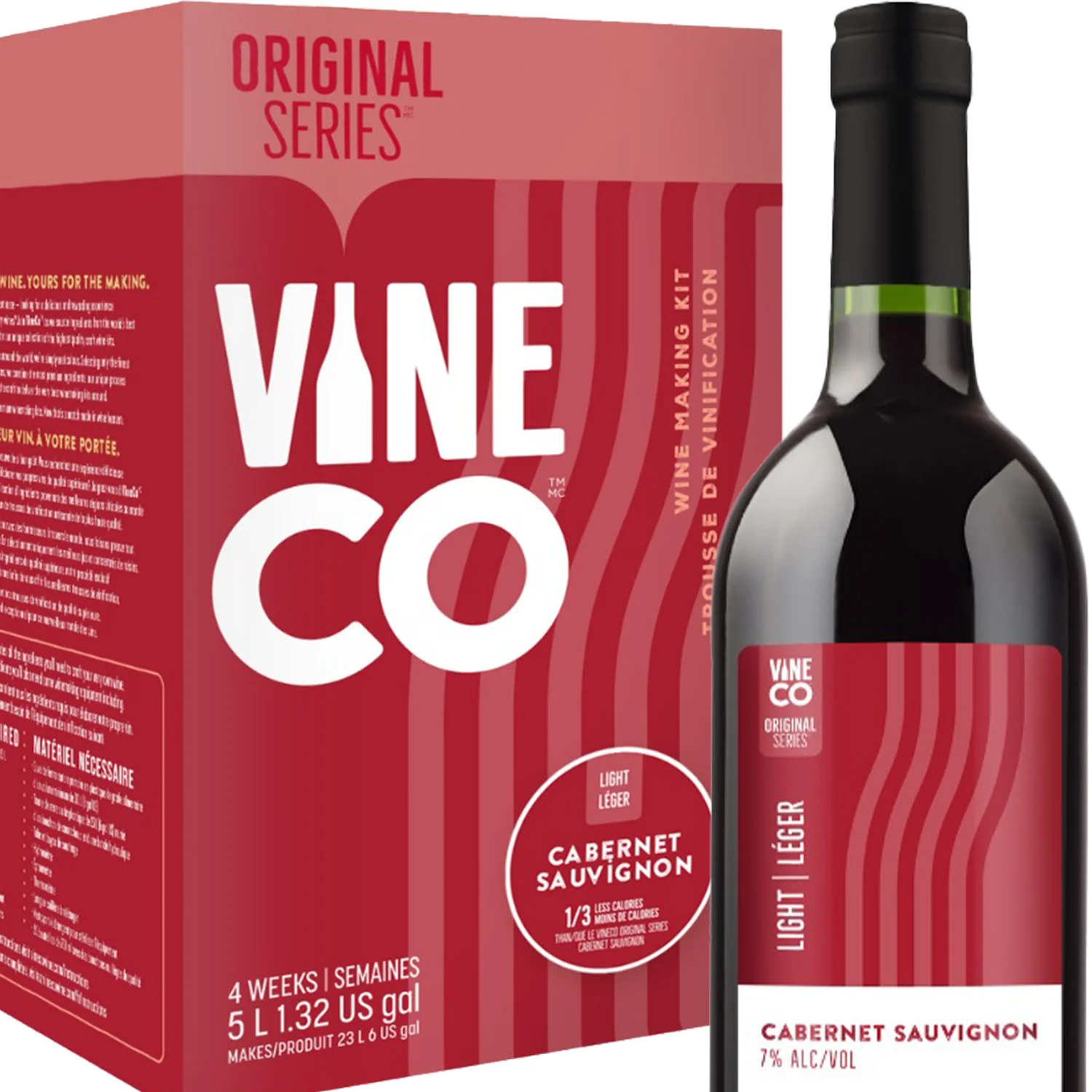 Light Cabernet Winemaking Kit | VineCo Original Series™