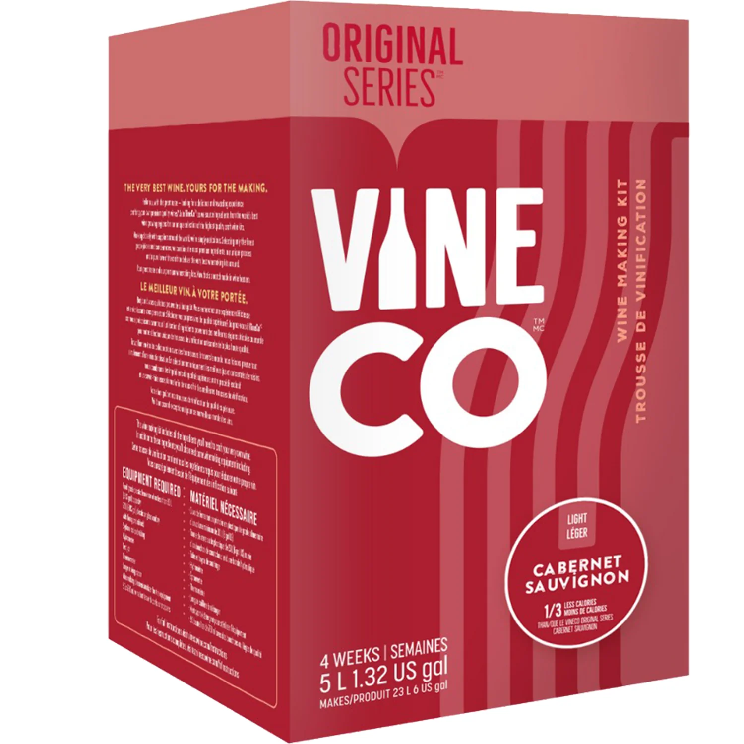 Light Cabernet Winemaking Kit | VineCo Original Series™ - Image 2
