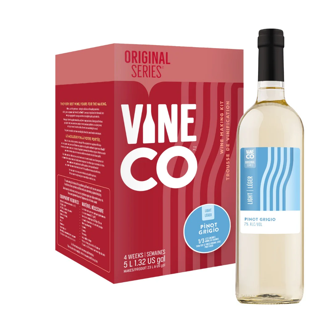 Light Pinot Grigio Winemaking Kit | VineCo Original Series™
