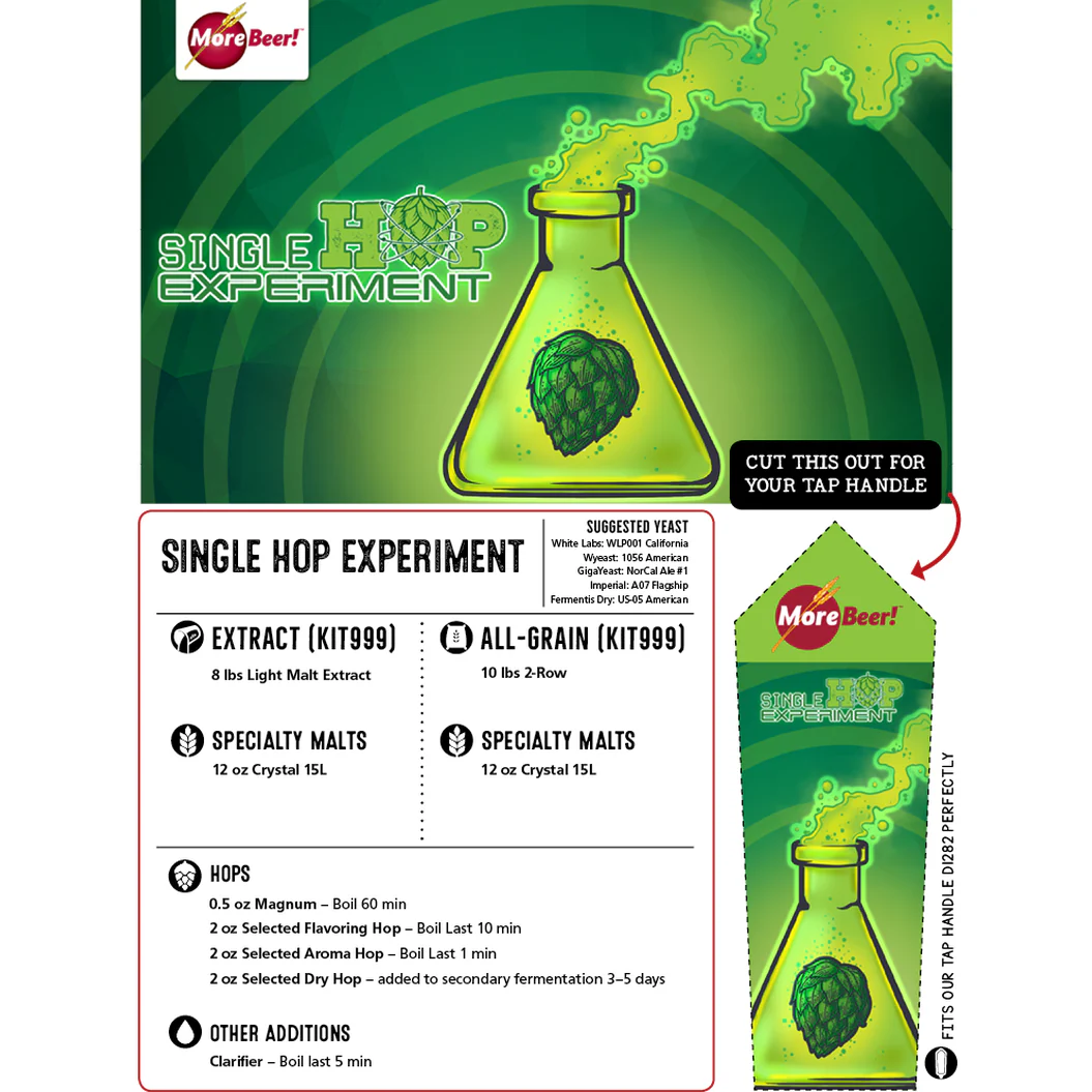 The Loral® Single Hop Experiment - Extract Beer Brewing Kit (5 Gallons) - Image 3