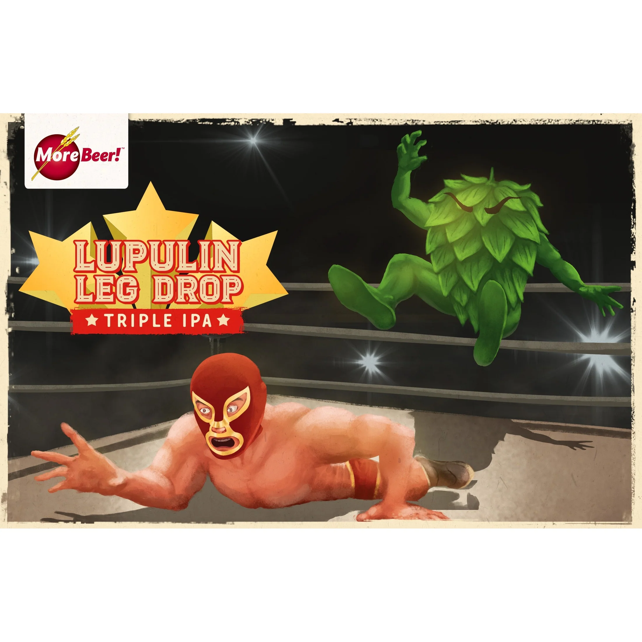 Lupulin Leg Drop Triple IPA | Bell's Hopslam® Clone | 5 Gallon Beer Recipe Kit | All-Grain