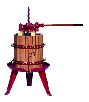 Marchisio Fruit Press | Wine Press | Ratcheting Basket Press | #25