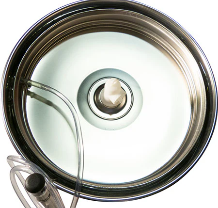 Marchisio Variable Volume Tank | Flat Bottom | Stainless Steel | Marbled Finish | 200L - Image 3