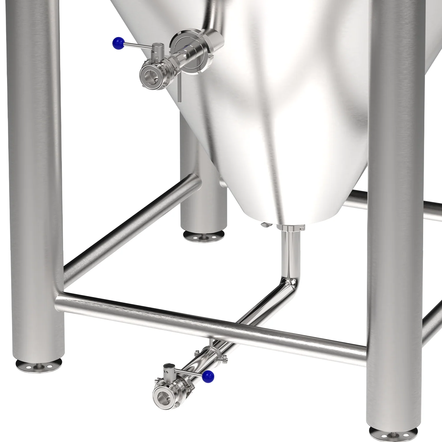 MB® 20 bbl Conical Unitank Fermenter | T.C. Sanitary Ports | All Fittings Included | Carbonation Stone | Passivated Ready to Use | American Engineered | Ships from USA - Image 7