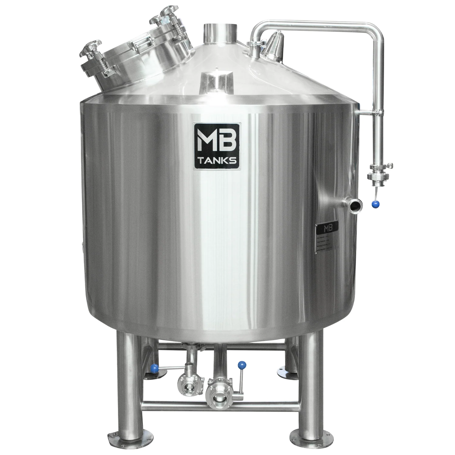 MB® 3.5 bbl Electric Brewhouse | Electric Oversized HLT | Insulated Mash Tun | Electric Boil Kettle | T.C. Sanitary Ports | All Fittings Included | Passivated Ready to Use | American Engineered | Ships from USA - Image 2