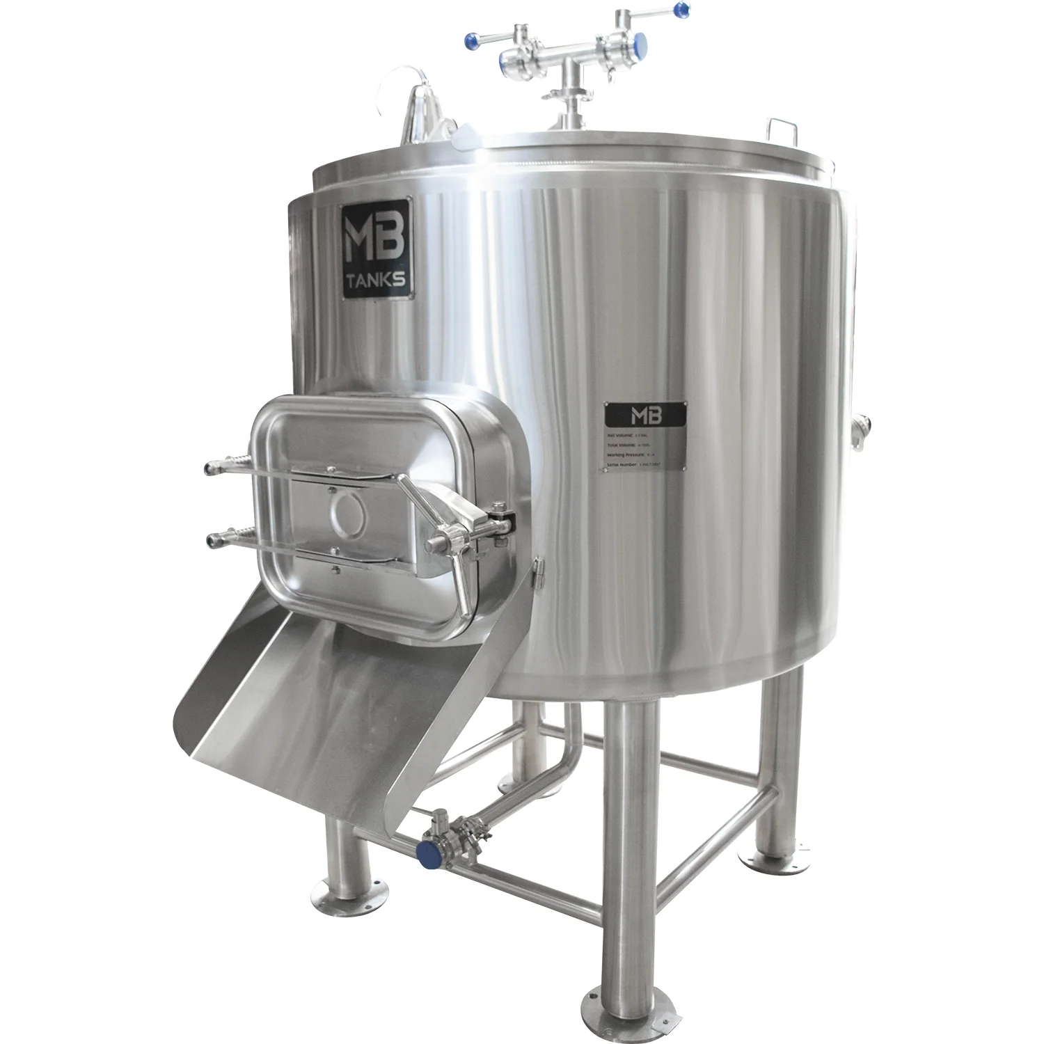 MB® 3.5 bbl Electric Brewhouse | Electric Oversized HLT | Insulated Mash Tun | Electric Boil Kettle | T.C. Sanitary Ports | All Fittings Included | Passivated Ready to Use | American Engineered | Ships from USA - Image 3