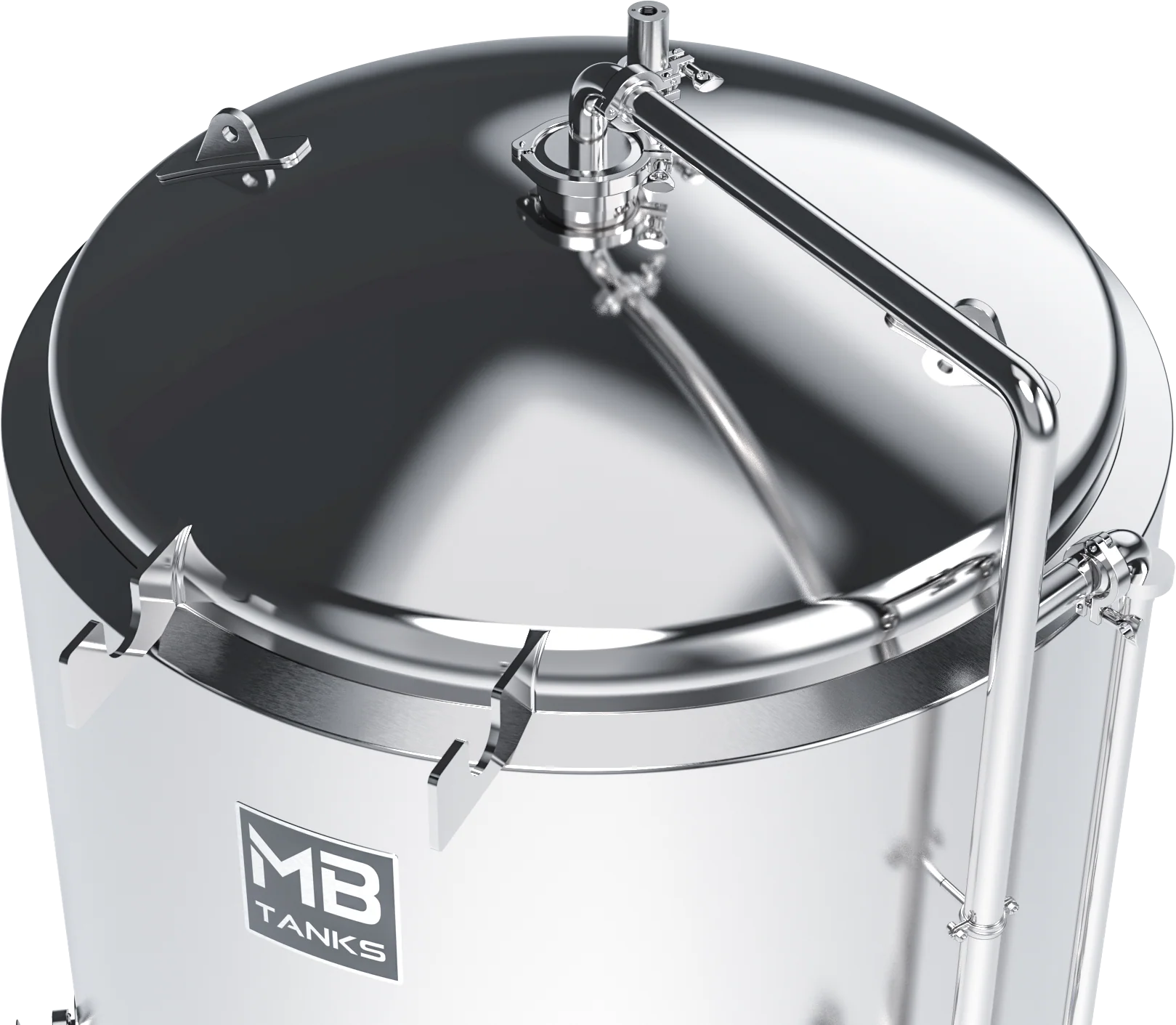 MB® 5 bbl Brite Tank | T.C. Sanitary Ports | All Fittings Included | Carbonation Stone | Passivated Ready to Use | American Engineered | Ships from USA - Image 5