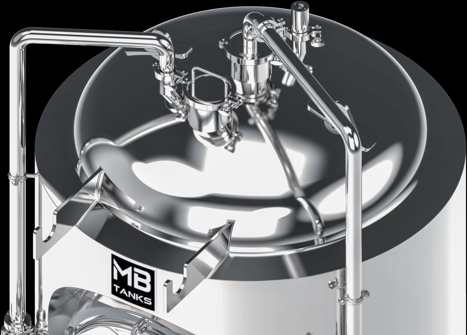 MB® 7 bbl Conical Unitank Fermenter | T.C. Sanitary Ports | All Fittings Included | Carbonation Stone | Passivated Ready to Use | American Engineered | Ships from USA - Image 3