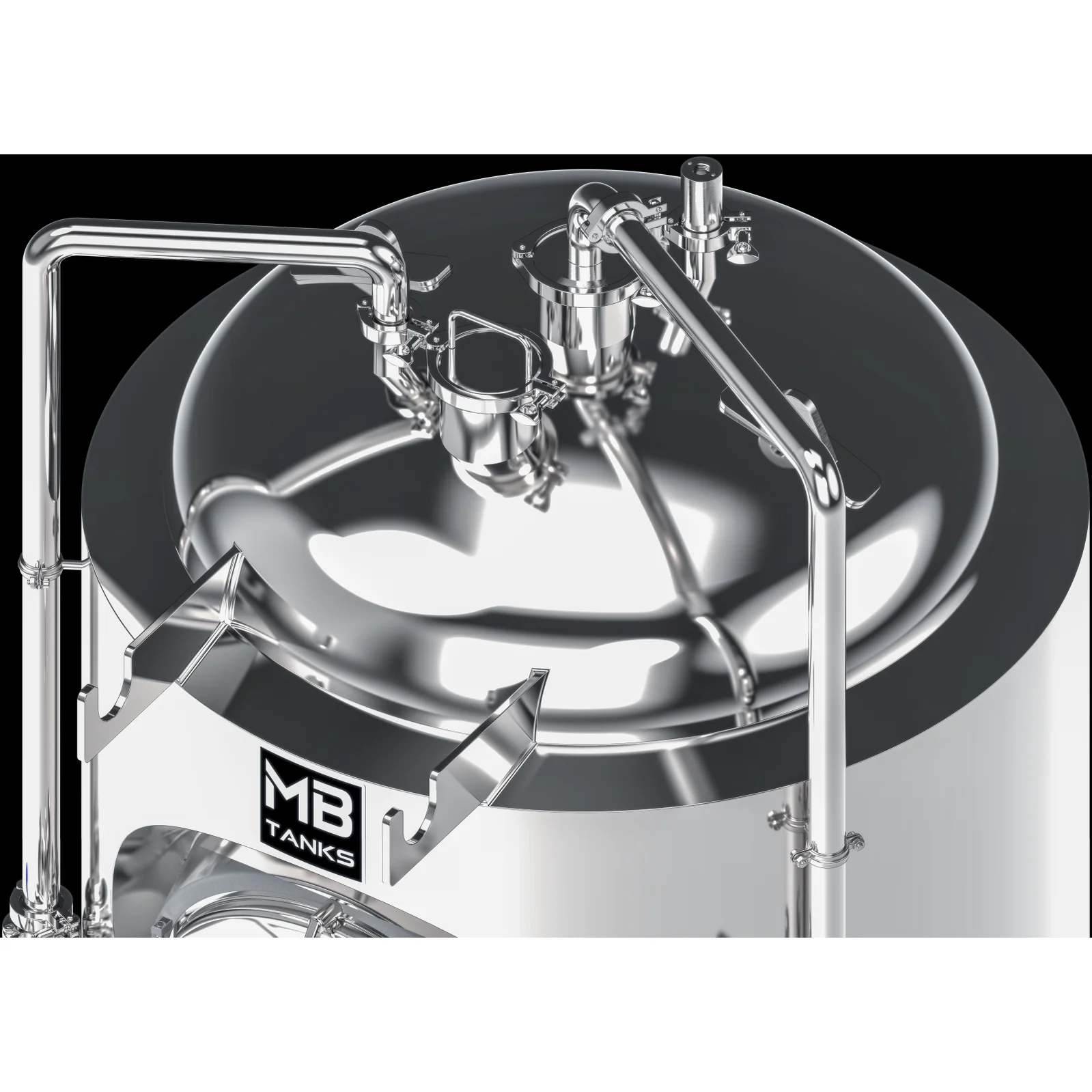MB® 15 bbl Conical Unitank Fermenter | T.C. Sanitary Ports | All Fittings Included | Carbonation Stone | Passivated Ready to Use | American Engineered | Ships from USA - Image 3