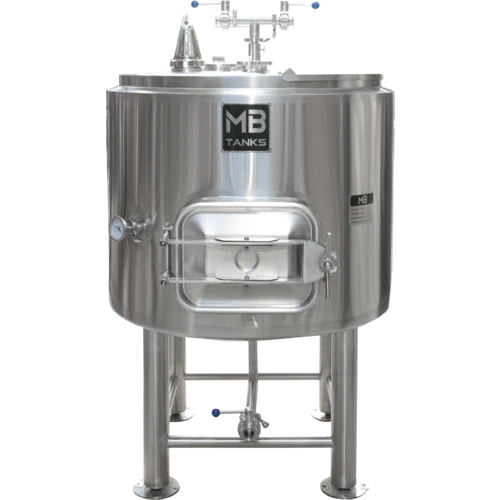MB® 3.5 bbl Insulated Mash Tun | Adjustable Height Sparge Arm | Grain Out Manway w/ Chute | T.C. Sanitary Ports | All Fittings Included | Passivated Ready to Use | American Engineered | Ships from USA