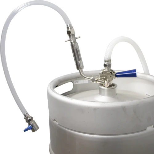 MB® Manual Keg Filler | 4 Station | 1.5" T.C. Connections | Welded Stainless Steel Folding Stand | Optional Keg Filling FOBs - Image 3