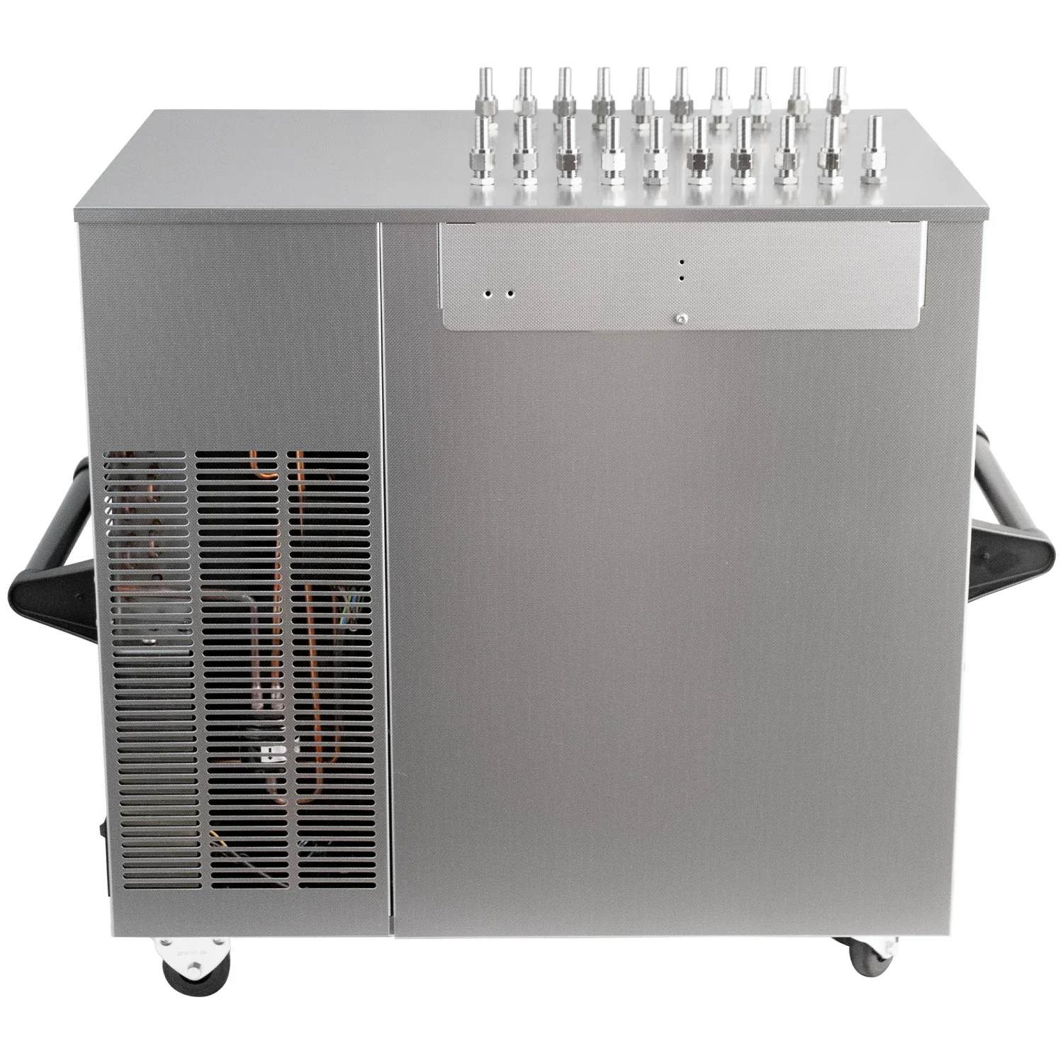 MB® MiniChilly | Multi-Tank Glycol Chiller | Bulkhead Sets for 10 Fermenters | Digital Temp Control | Rolling Casters | Stainless Steel Enclosure | 1.2 HP - Image 3