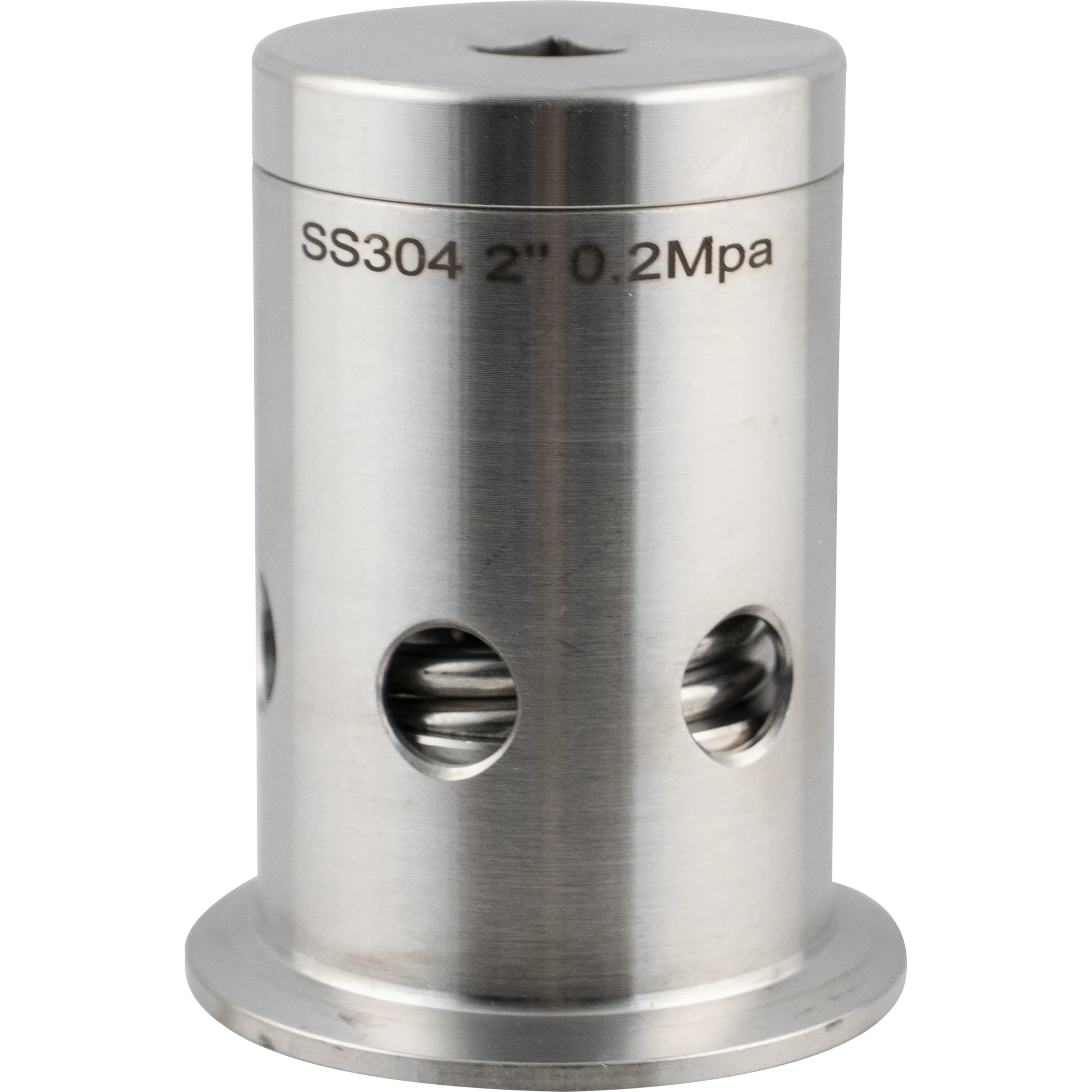 MB® Pressure Relief Valve | T.C. PRV | 2" Tri-Clamp | 2 BAR | 29 PSI | Stainless Steel