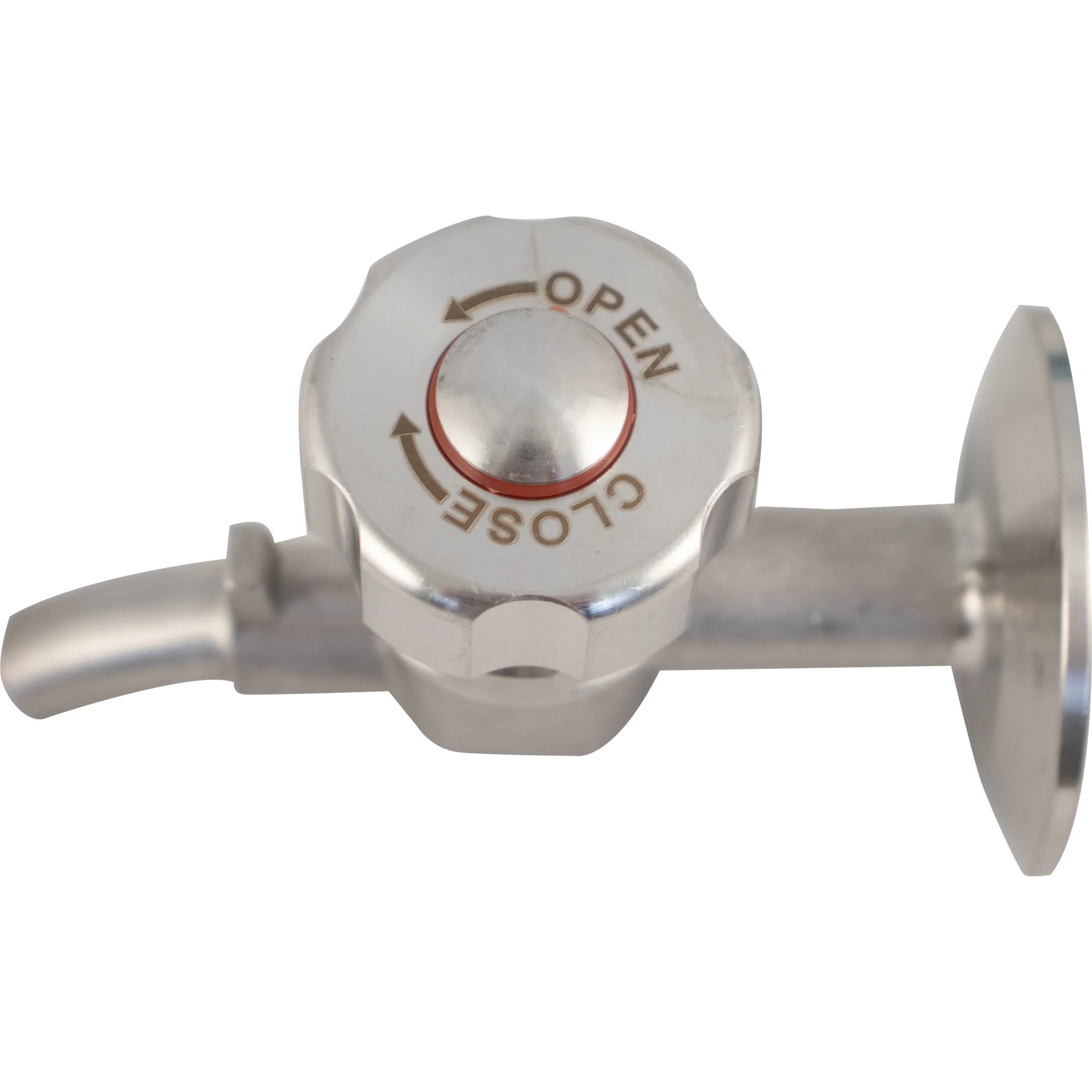 MB® Sanitary Sample Valve | Sample Coil Compatible | 1.5" Tri-Clamp | Stainless Steel - Image 3