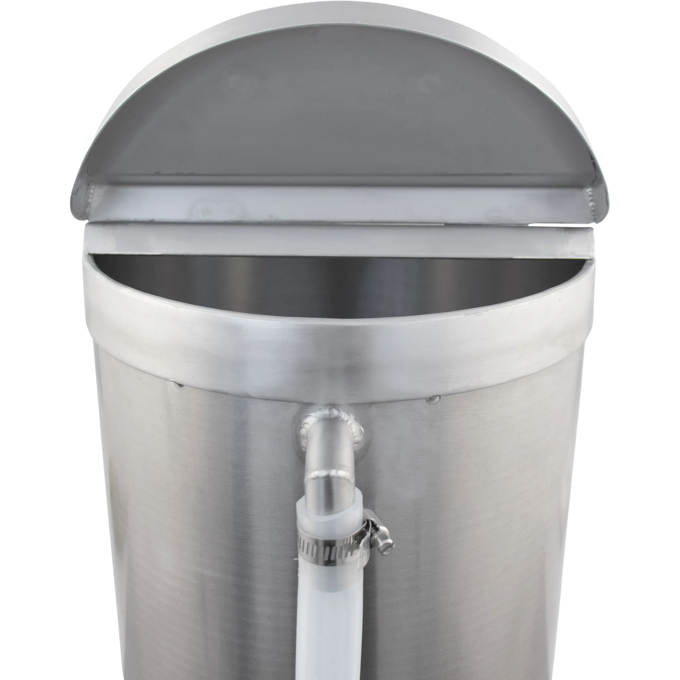 MB® Wort Grant Tank | 1.5" T.C. Sanitary Ports | Sight Gauge | Dish Bottom | Stainless Steel | 40L | 10.5G - Image 6