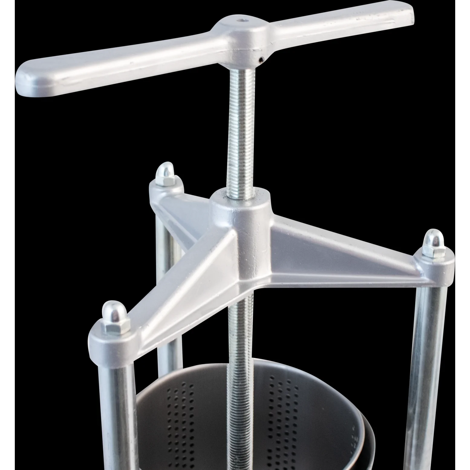 Medium Food Press | Fruit | Cheese | Butter | 14 cm x 12.7 cm | Stainless Steel Basket and Basin - Image 13