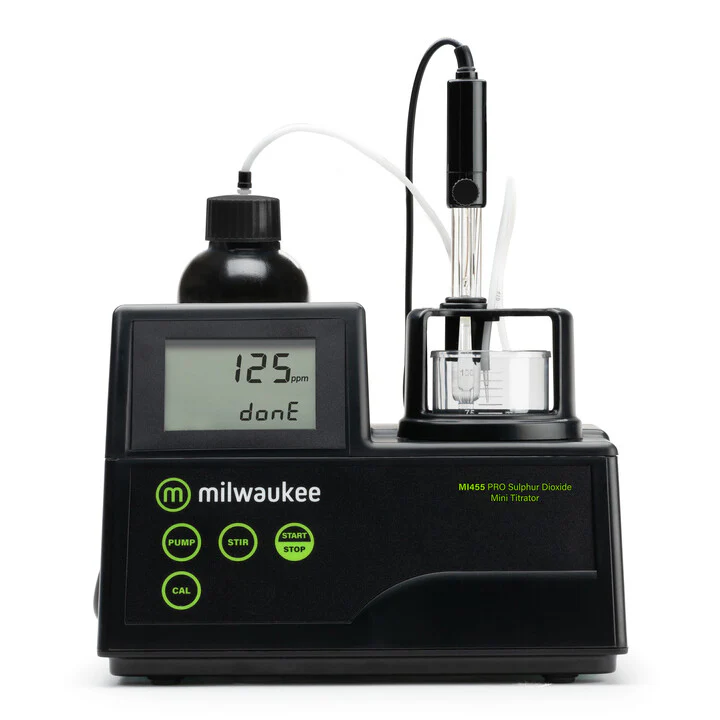Milwaukee MI456US PRO Mini Titrator for Titratable Acidity in Wine