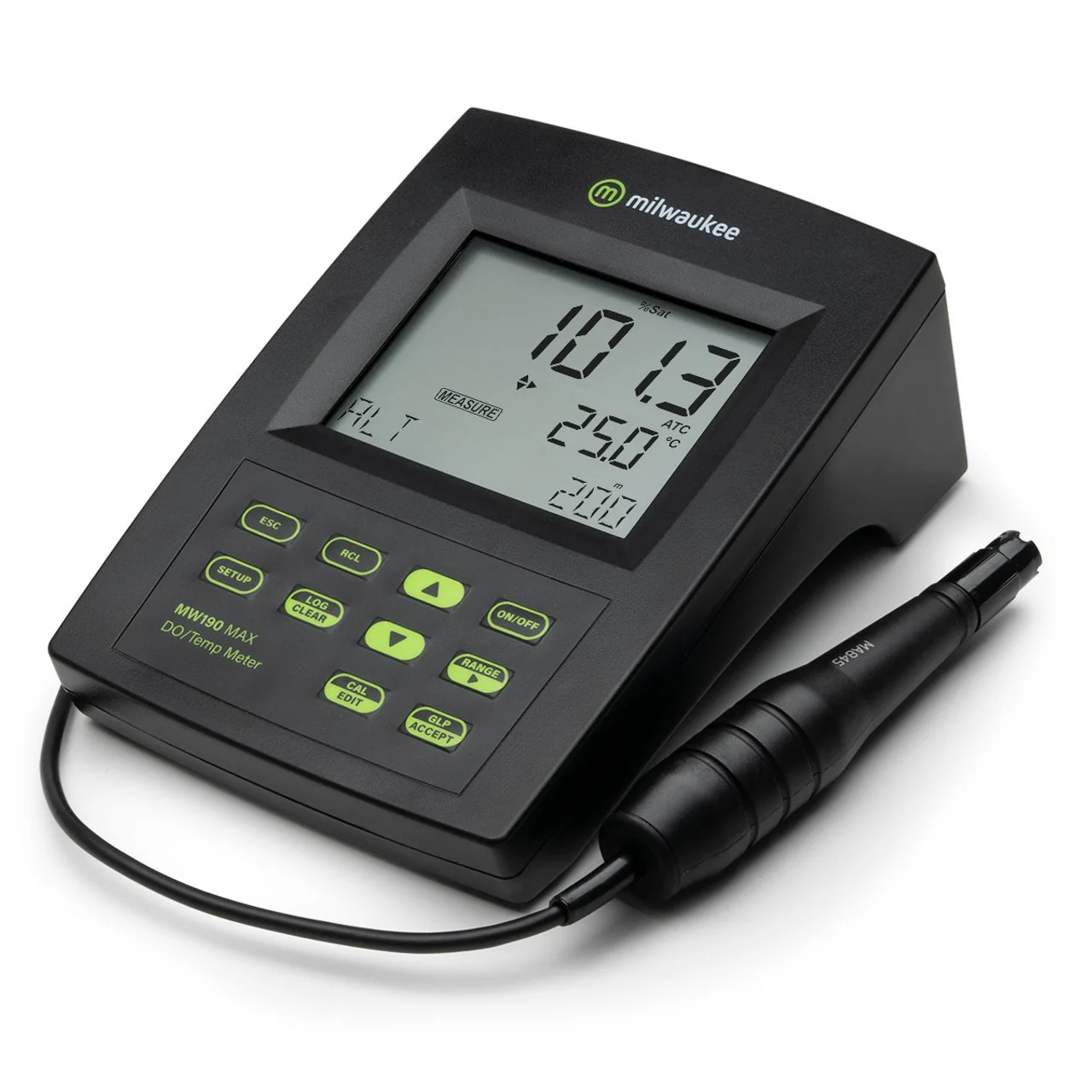 Milwaukee MW190 MAX Dissolved Oxygen Bench Meter With Automatic Calibration With Logging - Image 2