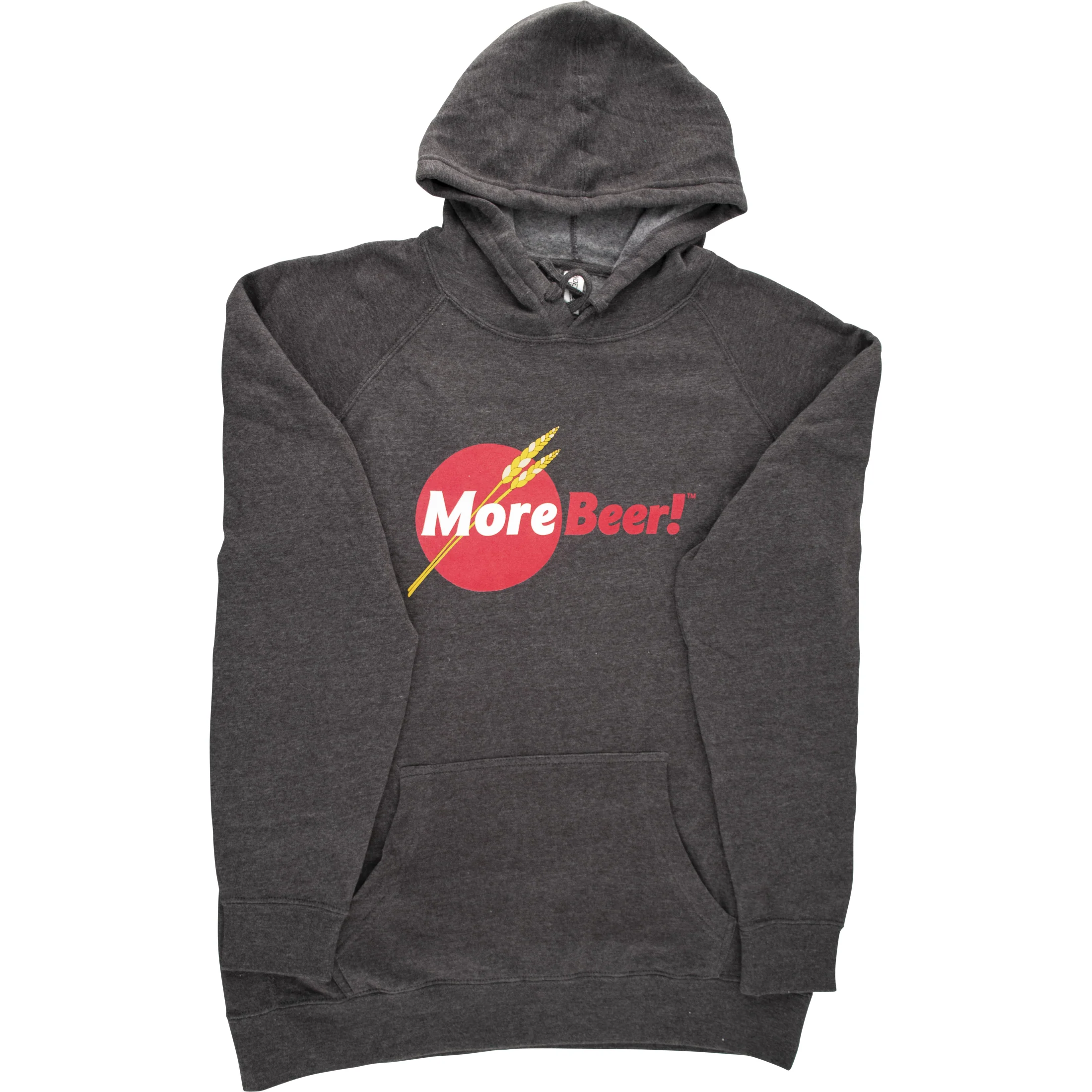 MoreBeer!® Logo - Hooded Sweatshirt (Carbon)