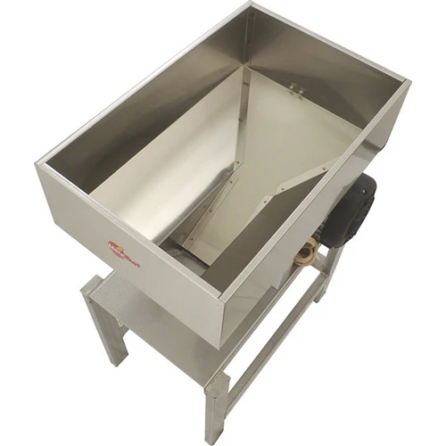MoreBeer!® UltiMill | The Ultimate Grain Mill | 15 lbs/min | Fully Adjustable Hardened Steel Rollers | 60 lb Hopper Capacity | Wired On/Off Switch | 1/3 HP | Stainless Steel Stand & Mill Body - Image 3
